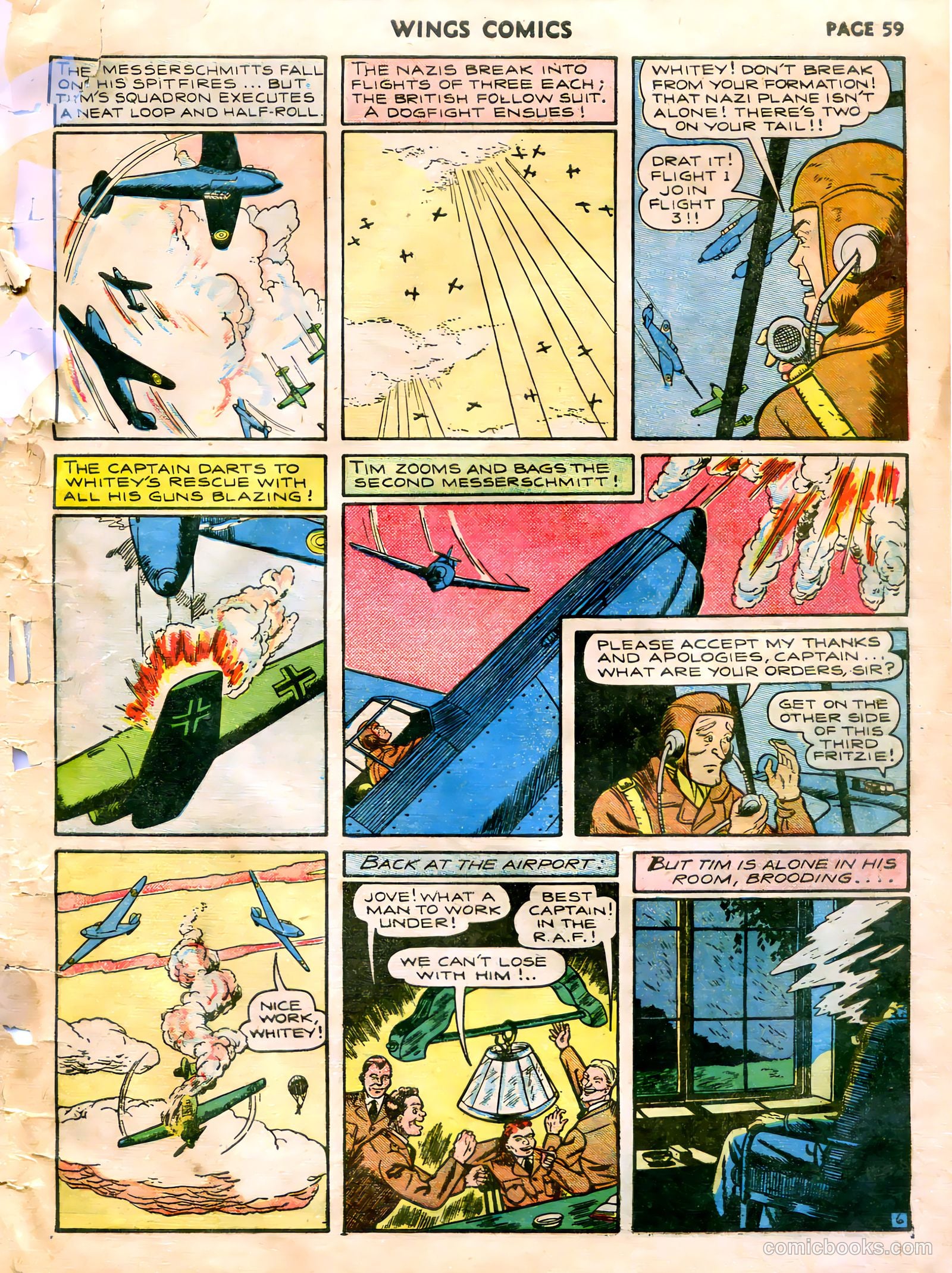 Wings Comics #5 — page 61 of 68