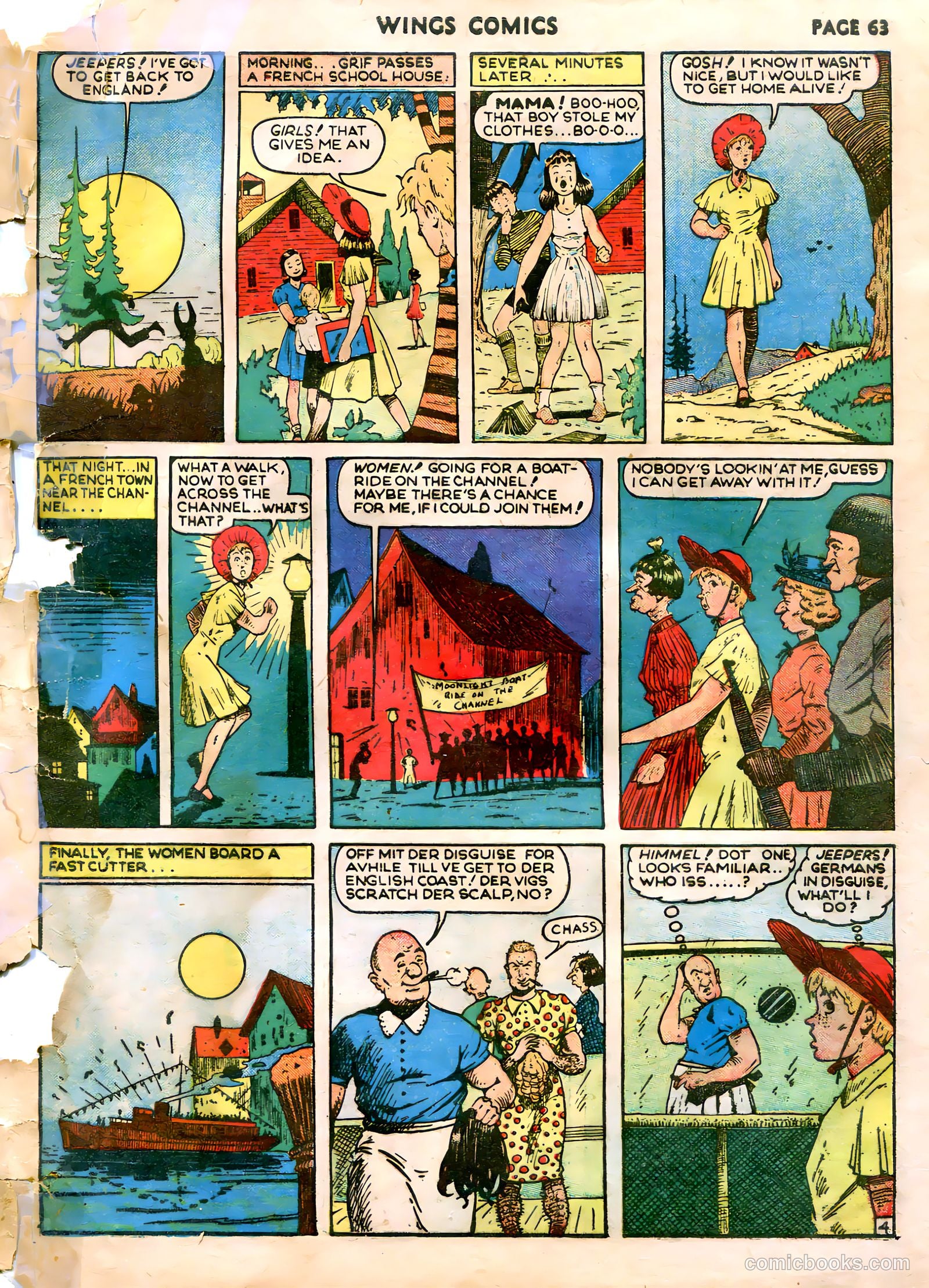 Wings Comics #5 — page 65 of 68