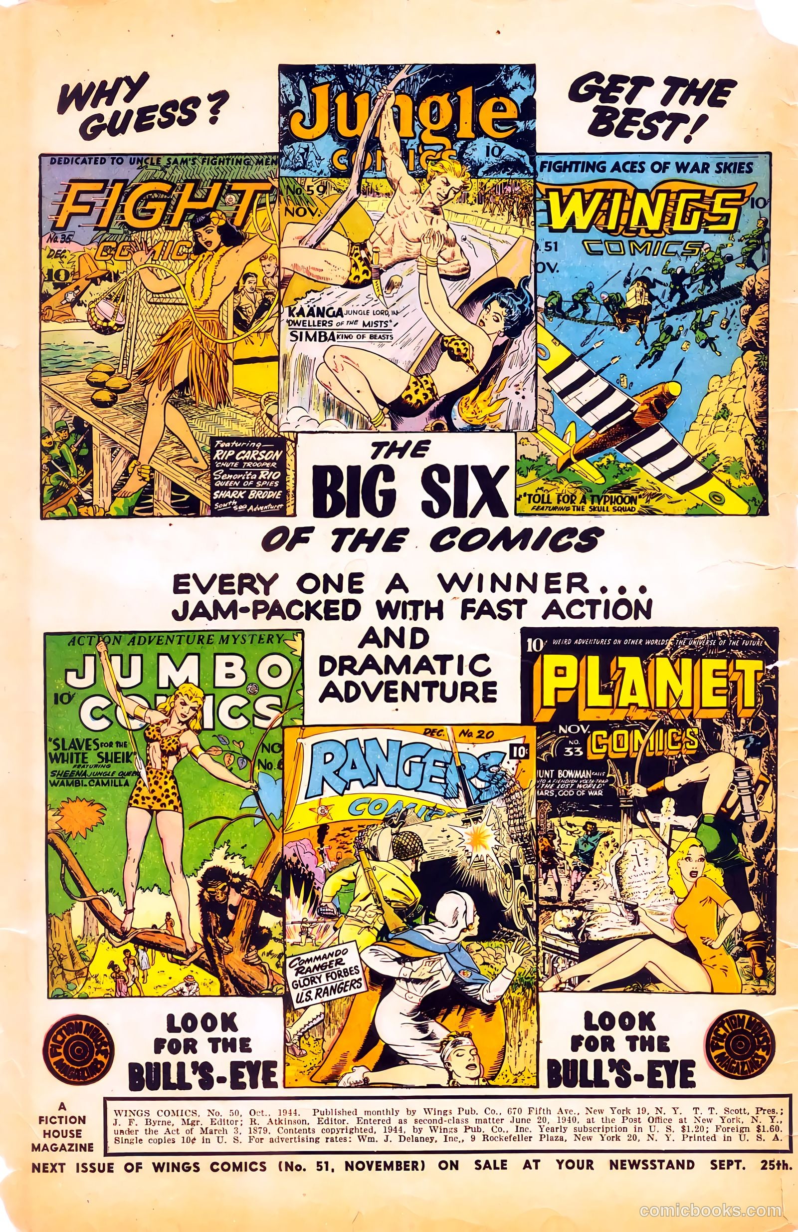 Wings Comics #50 — page 2 of 52