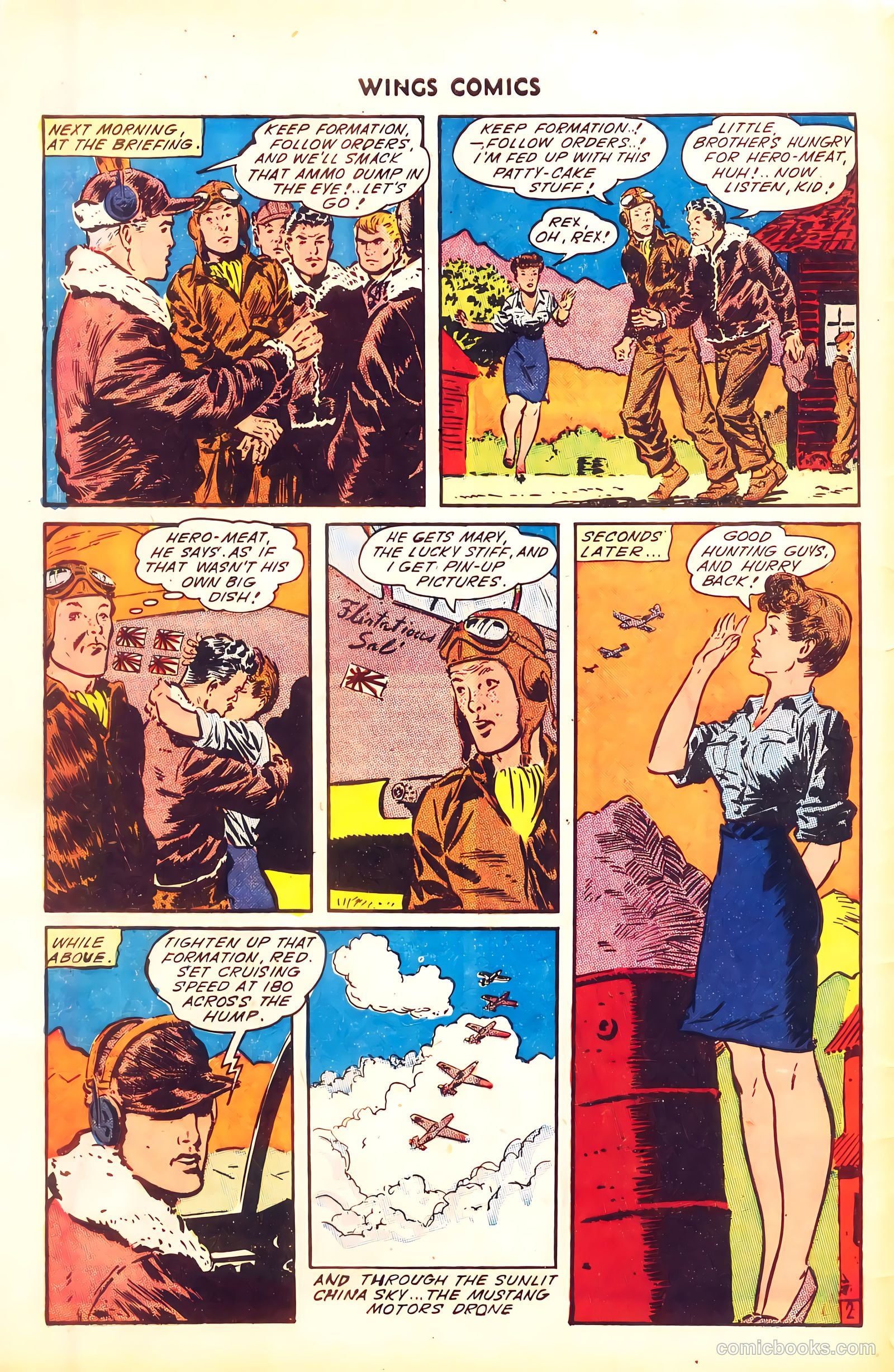 Wings Comics #50 — page 4 of 52