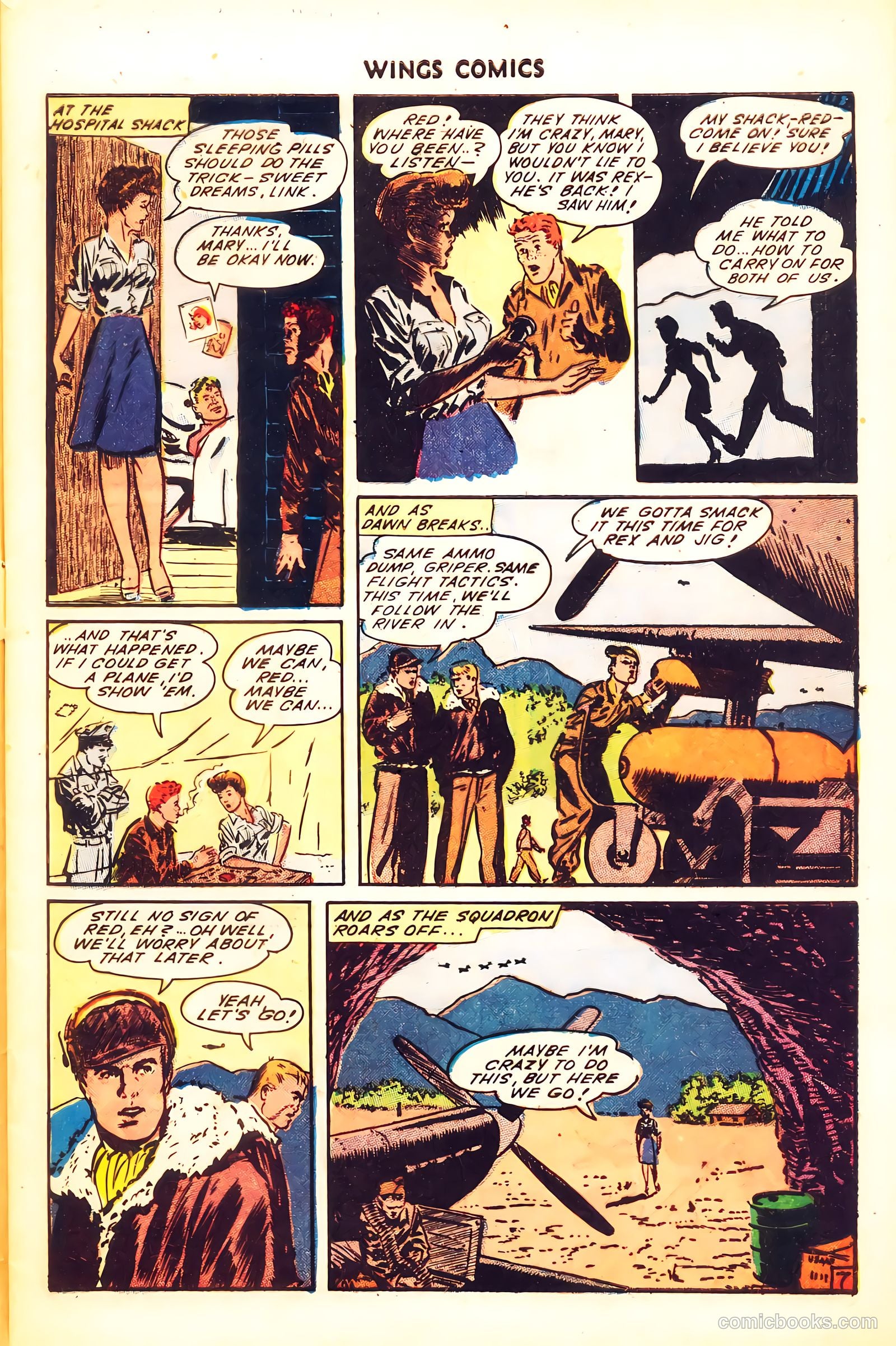 Wings Comics #50 — page 9 of 52