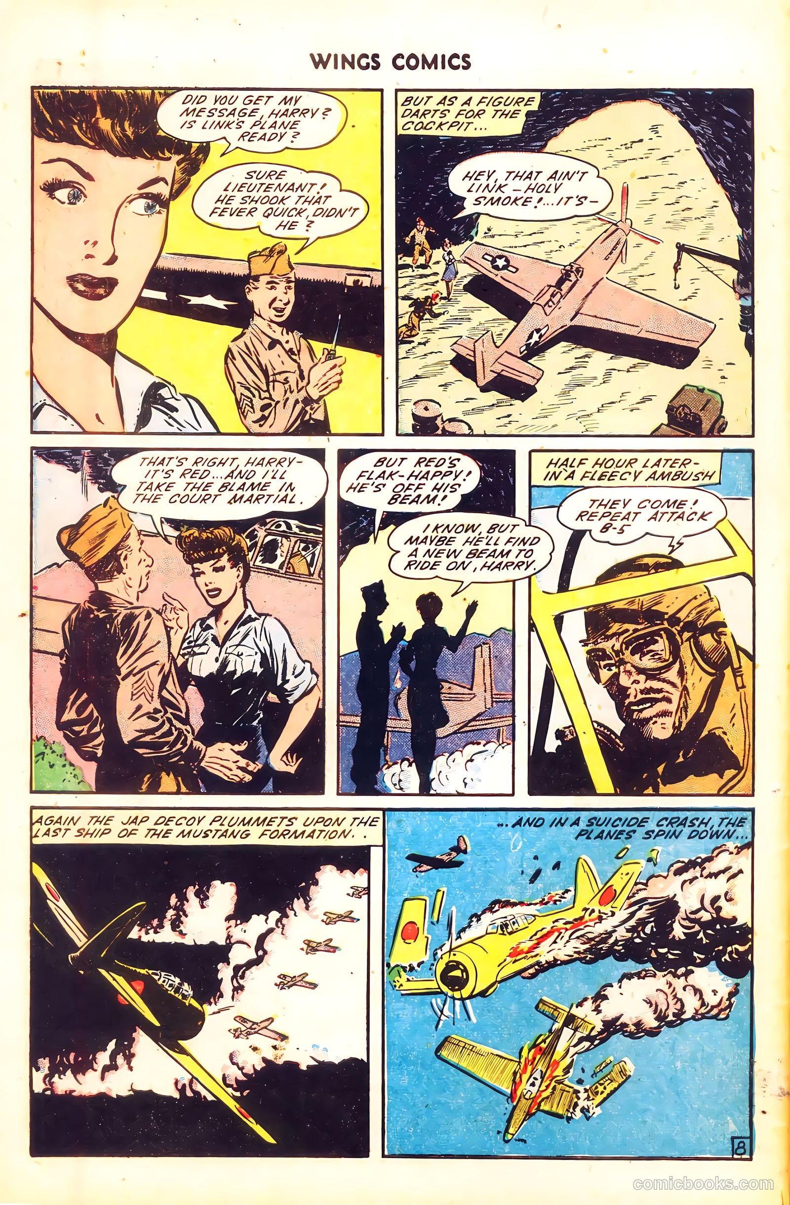Wings Comics #50 — page 10 of 52