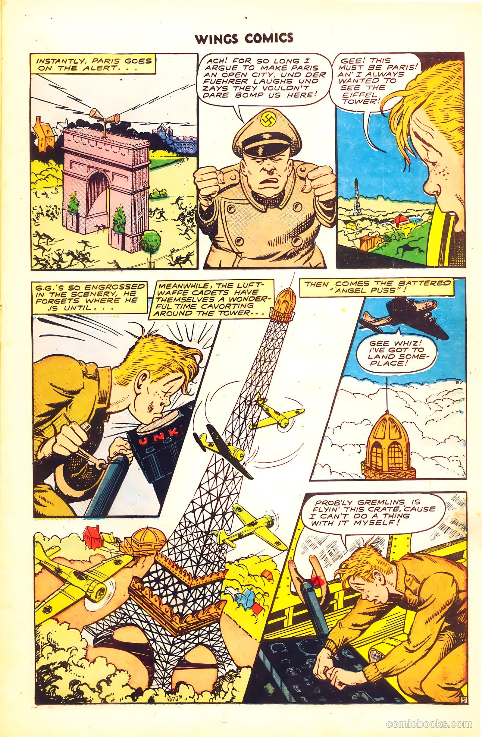 Wings Comics #50 — page 17 of 52