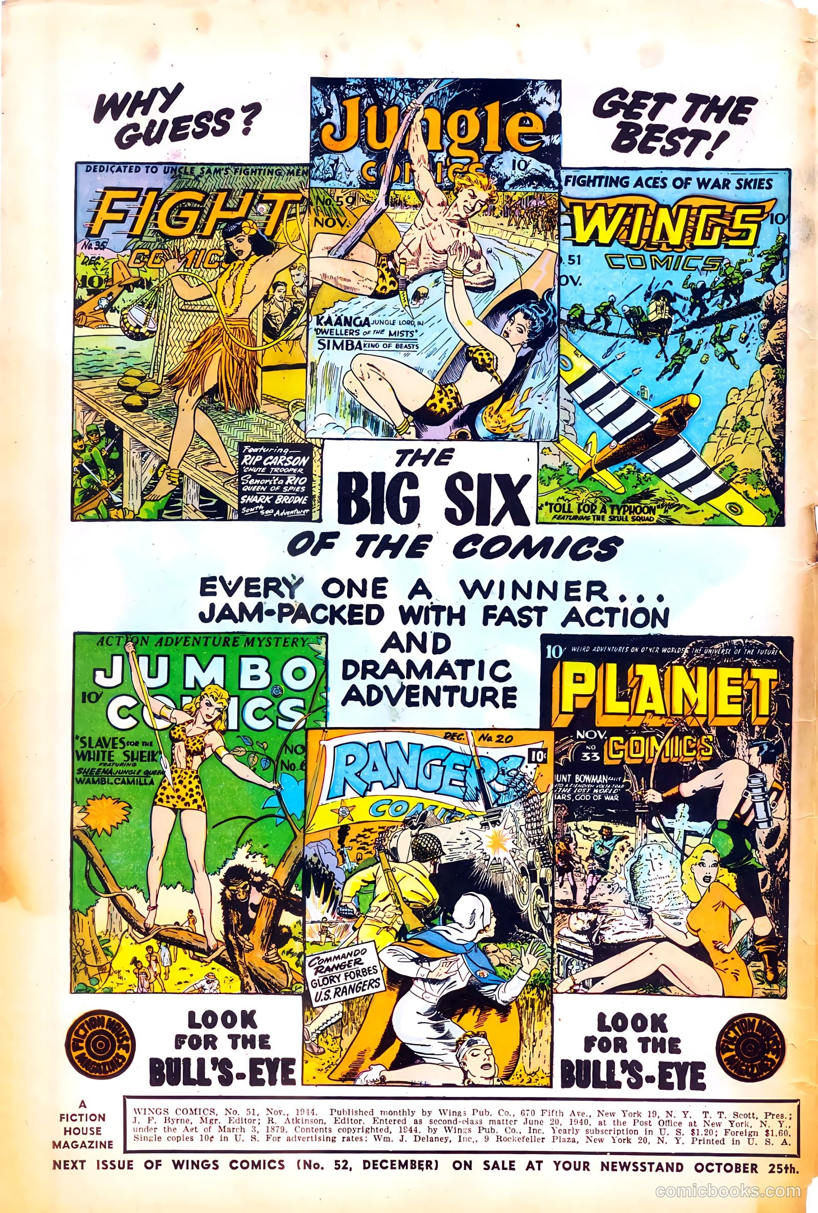 Wings Comics #51 — page 2 of 52