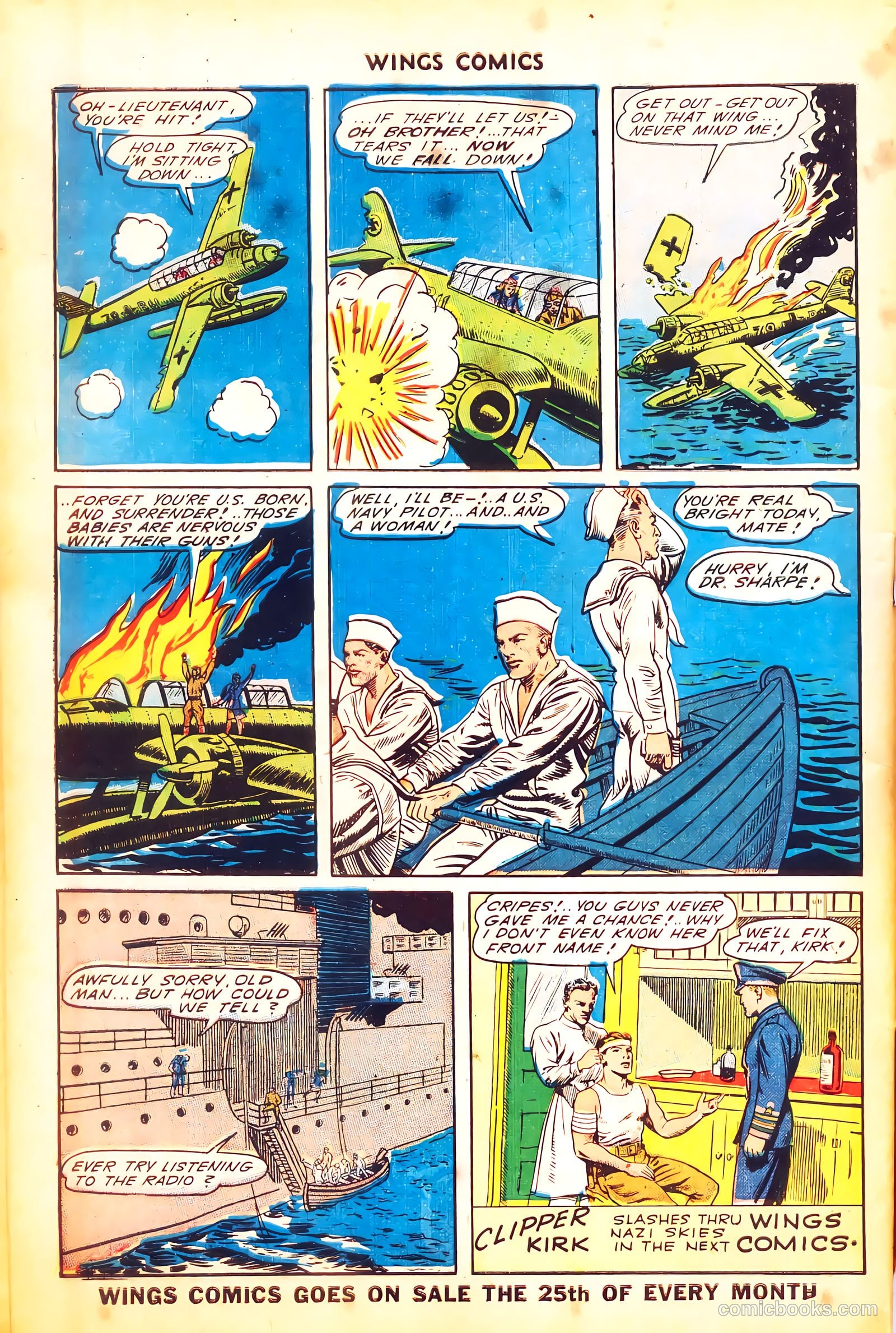Wings Comics #51 — page 50 of 52
