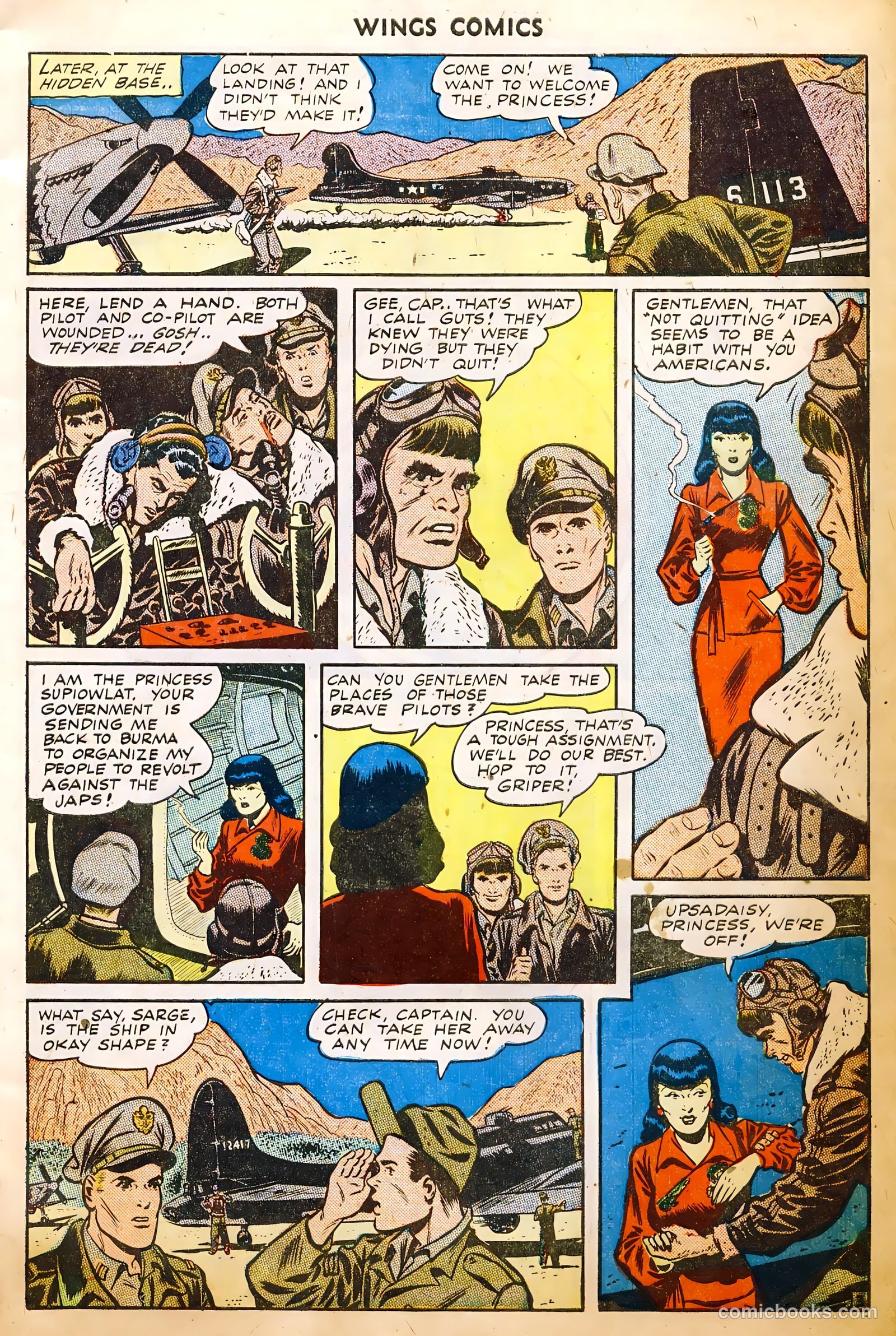 Wings Comics #52 — page 5 of 52
