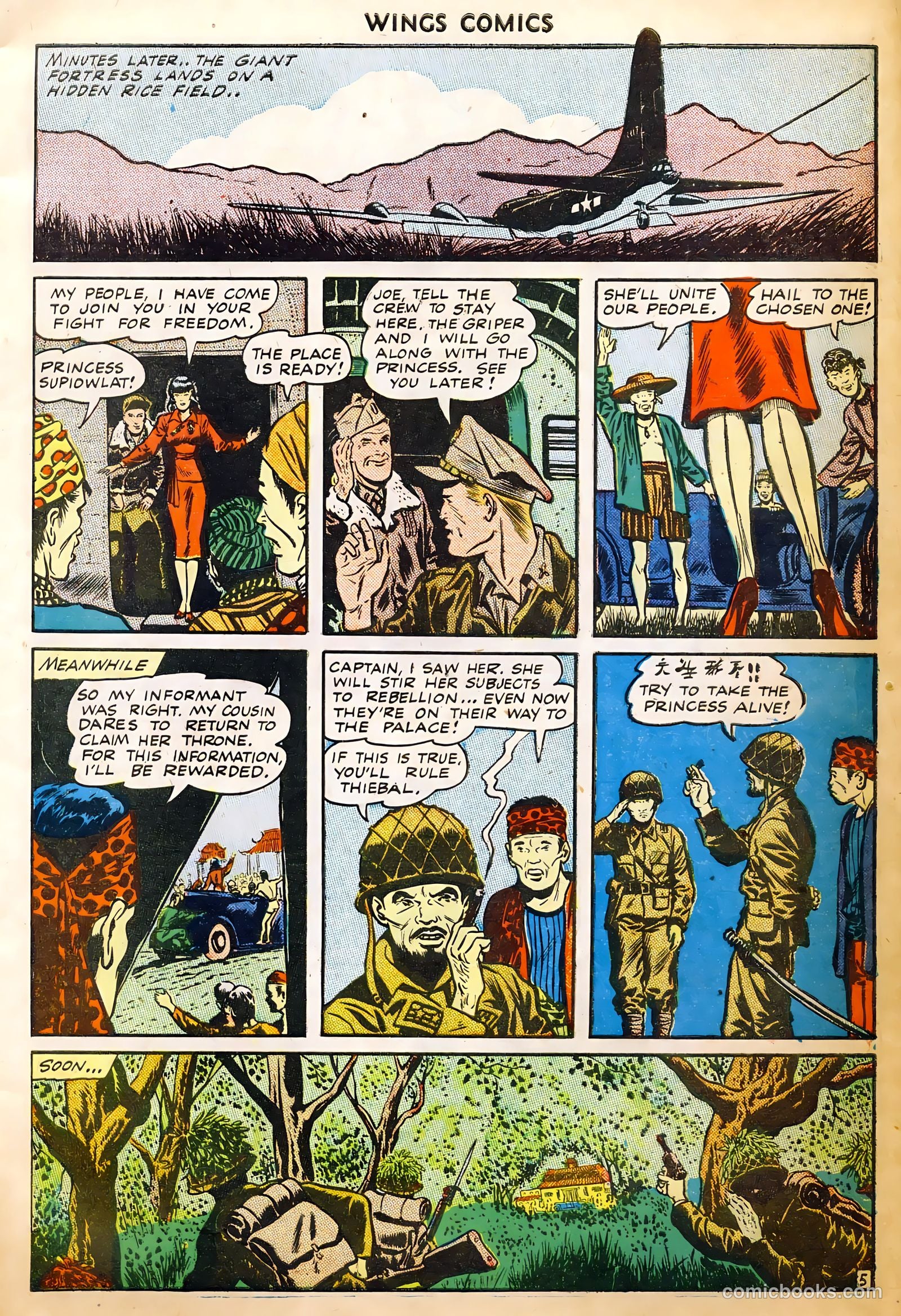 Wings Comics #52 — page 7 of 52