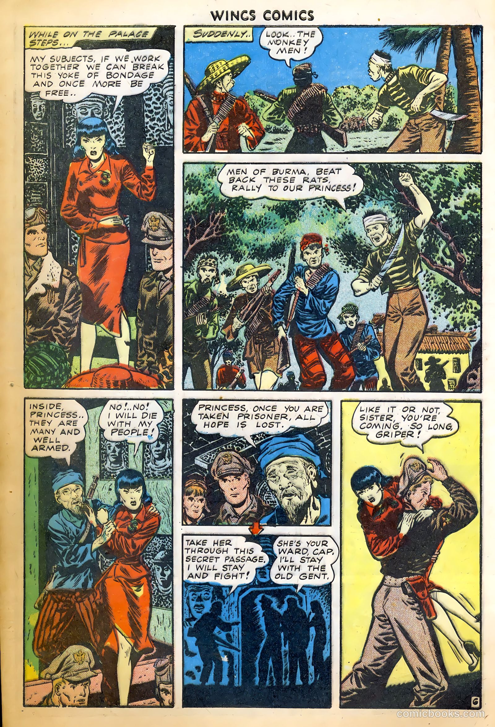 Wings Comics #52 — page 8 of 52