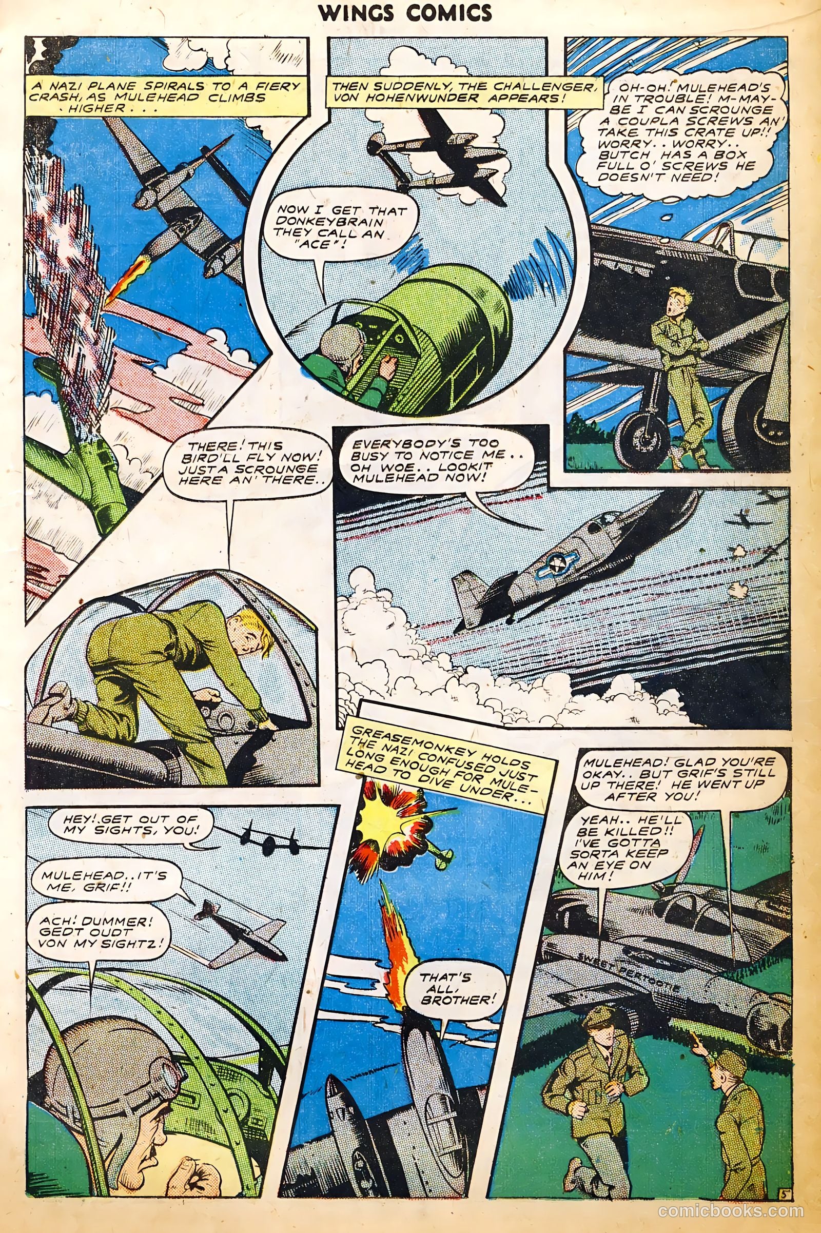 Wings Comics #52 — page 17 of 52
