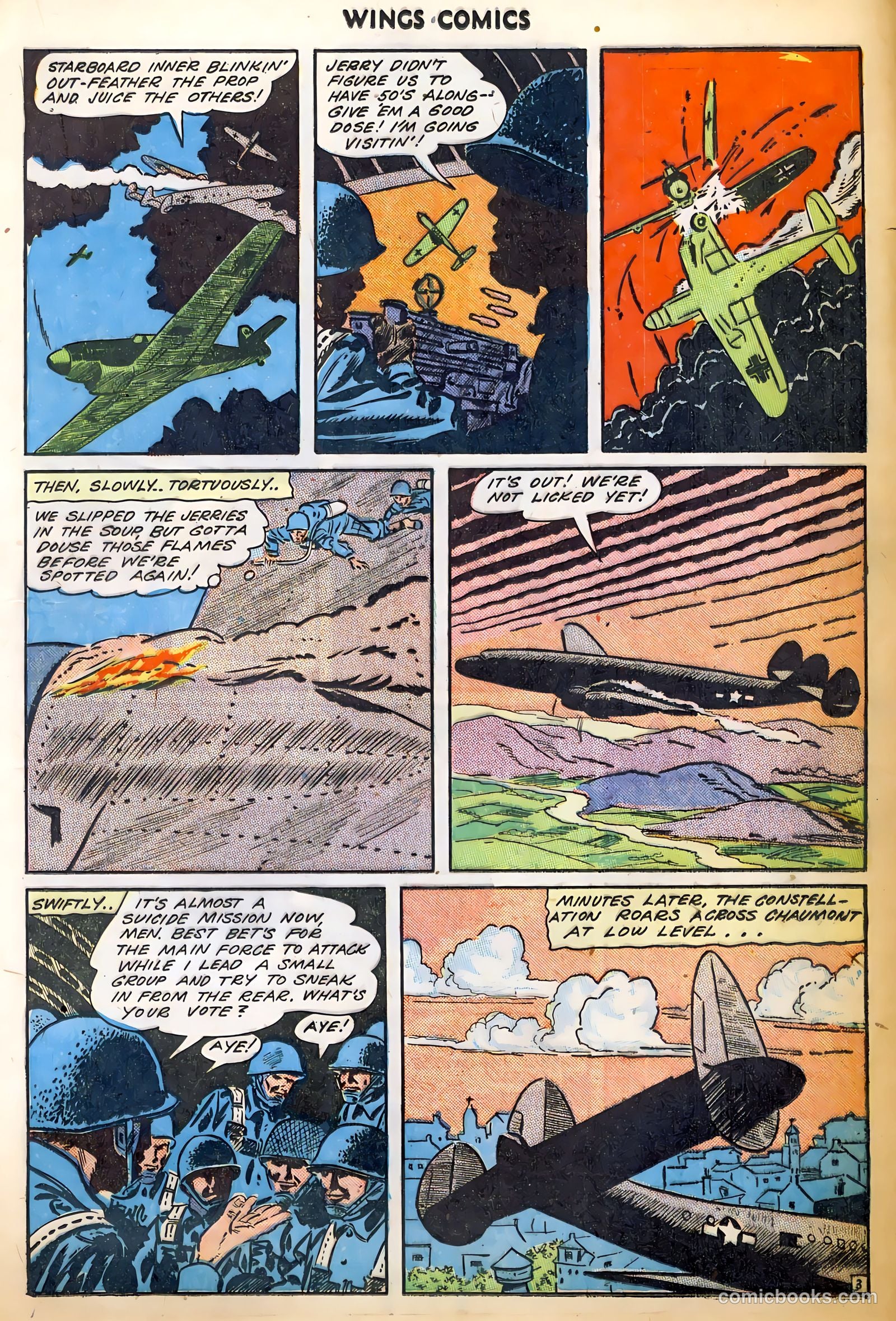 Wings Comics #52 — page 23 of 52