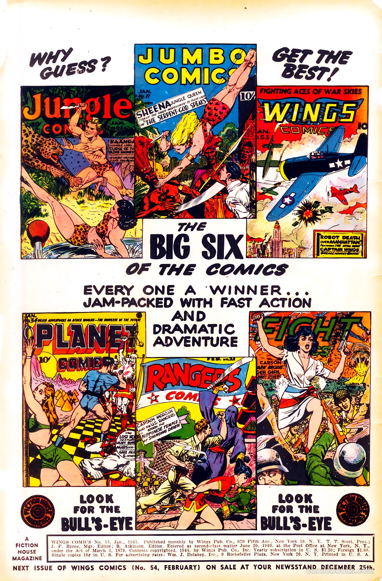 Wings Comics #53 — page 2 of 52