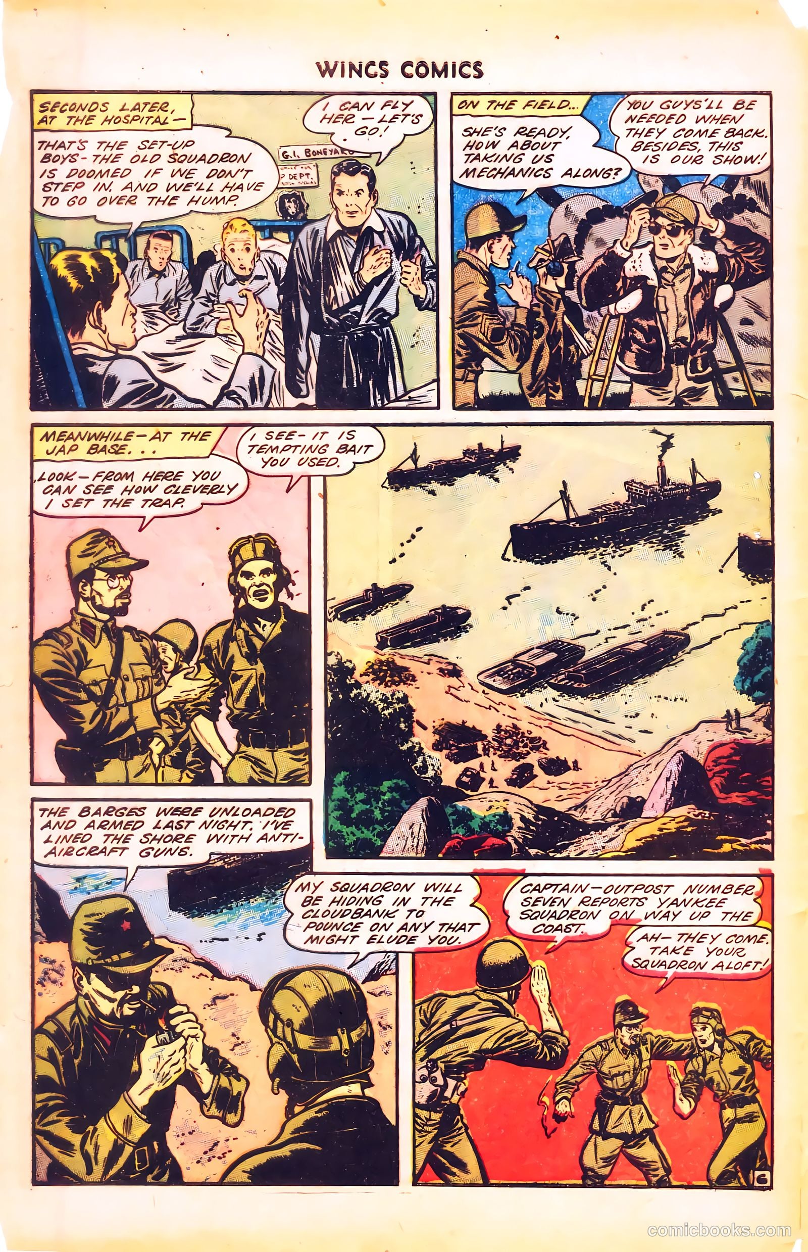 Wings Comics #53 — page 8 of 52