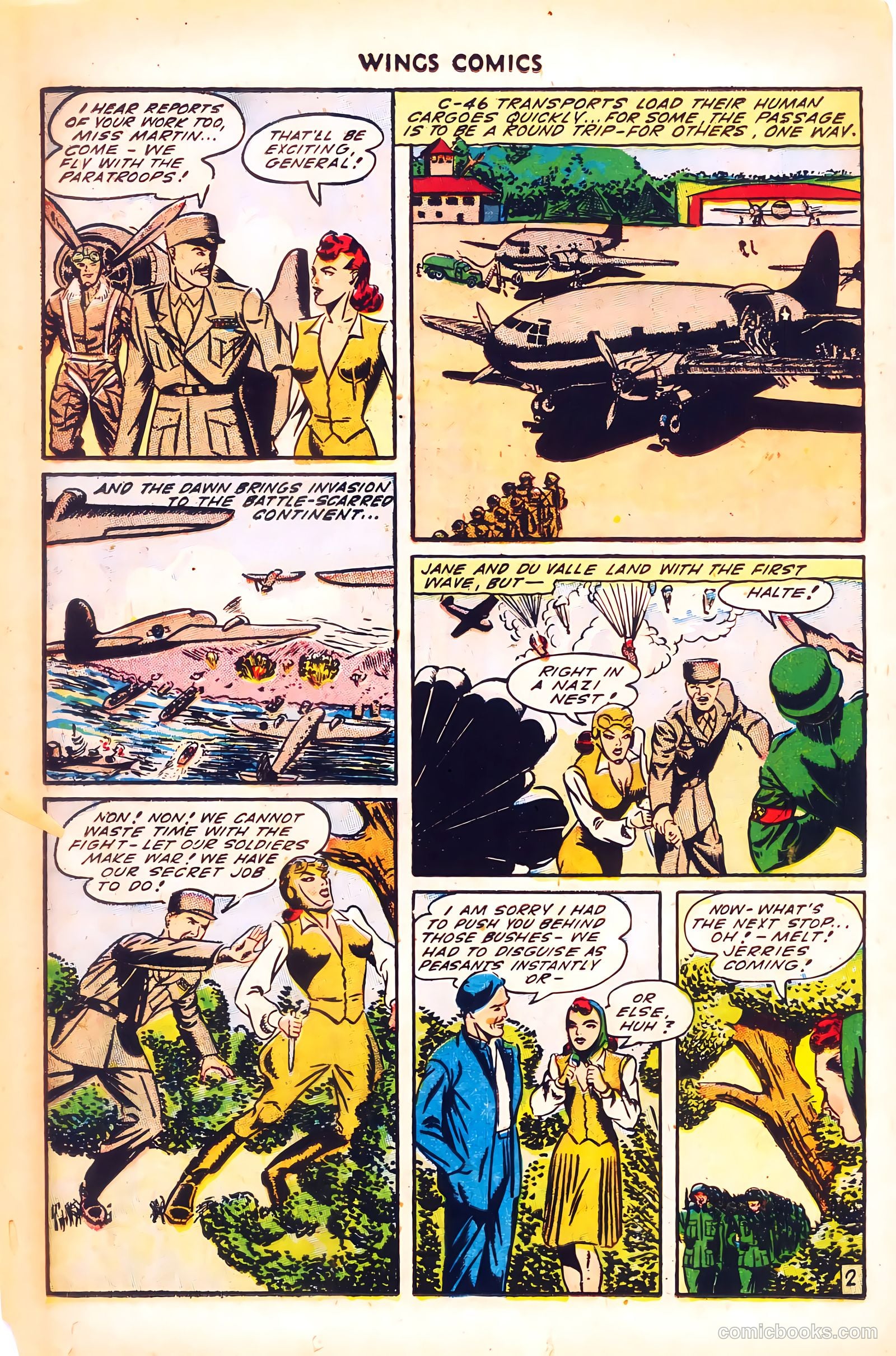 Wings Comics #53 — page 38 of 52