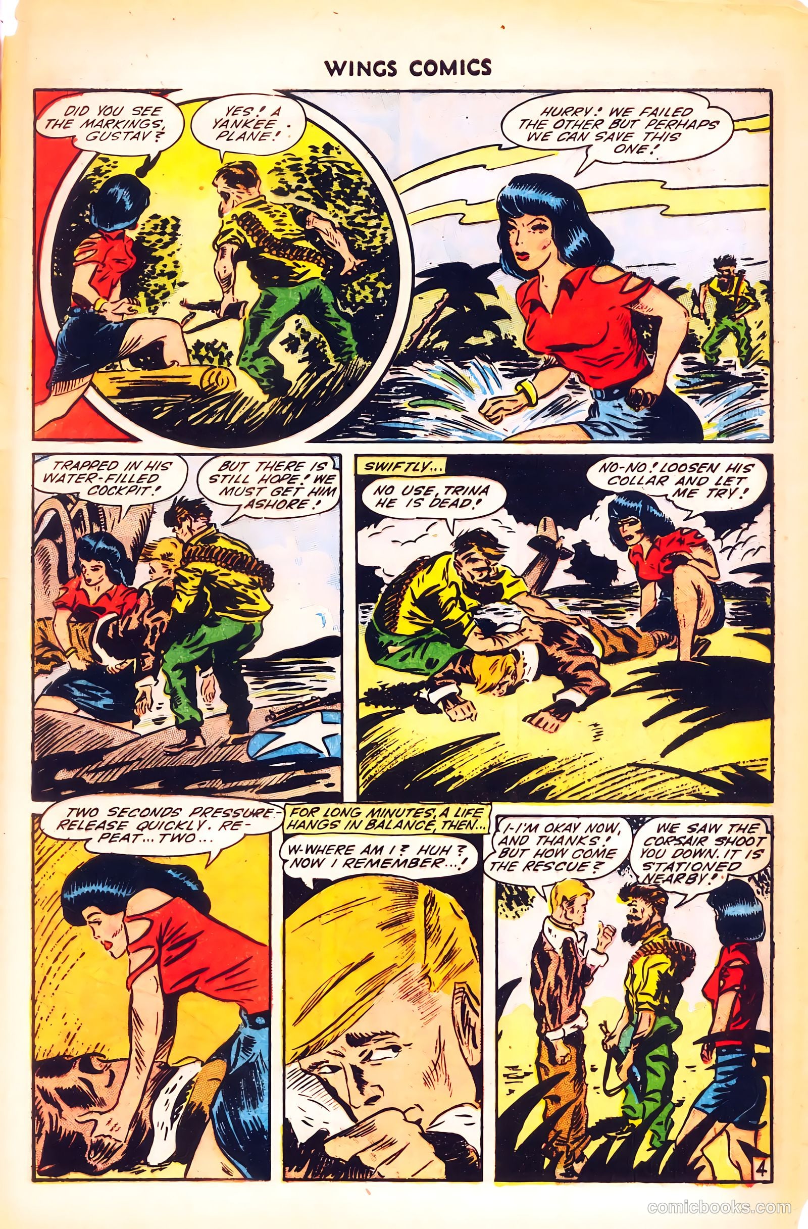 Wings Comics #53 — page 47 of 52