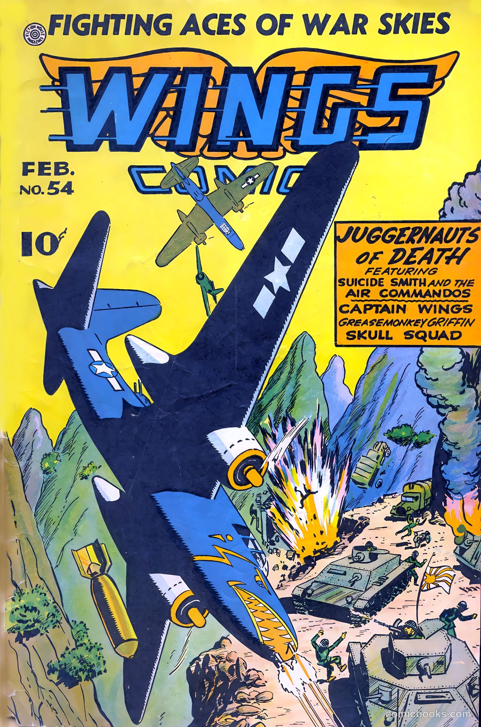 Wings Comics #54 — page 1 of 52
