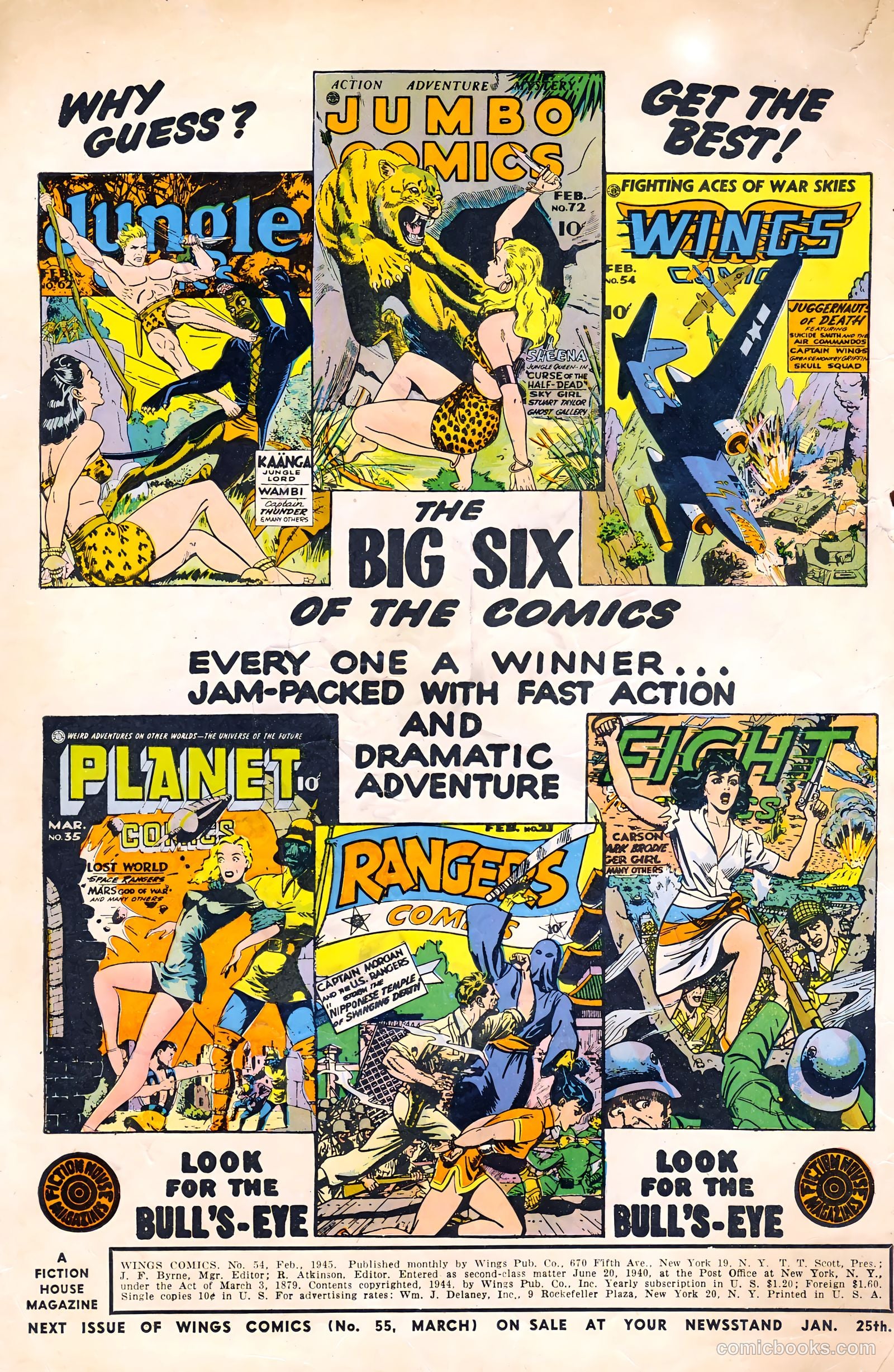 Wings Comics #54 — page 2 of 52