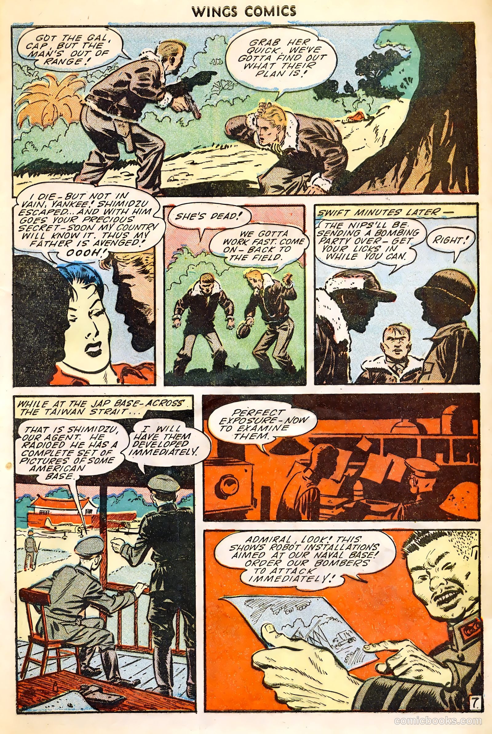 Wings Comics #54 — page 9 of 52