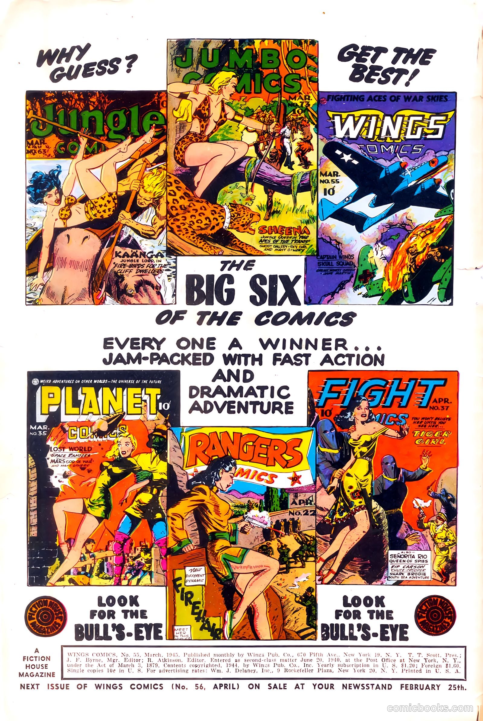 Wings Comics #55 — page 2 of 52