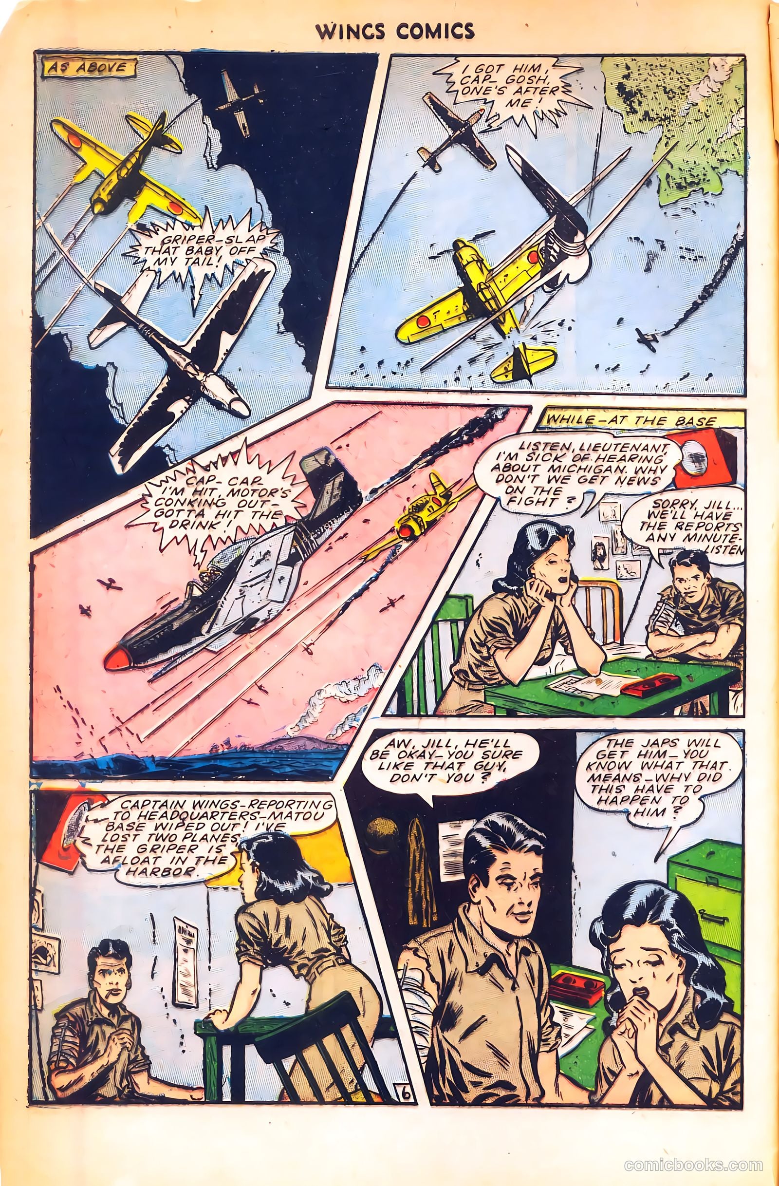 Wings Comics #55 — page 8 of 52