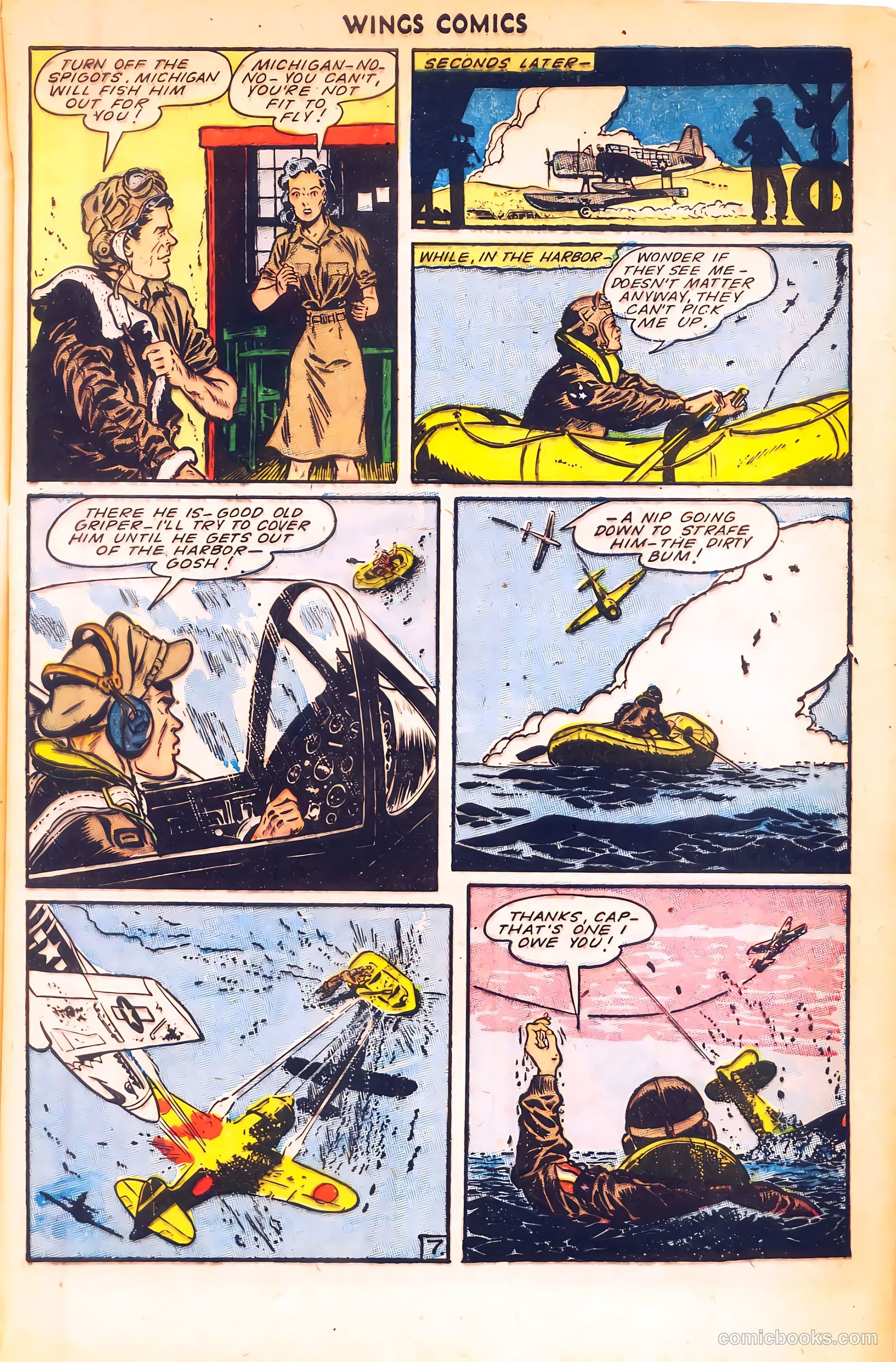 Wings Comics #55 — page 9 of 52