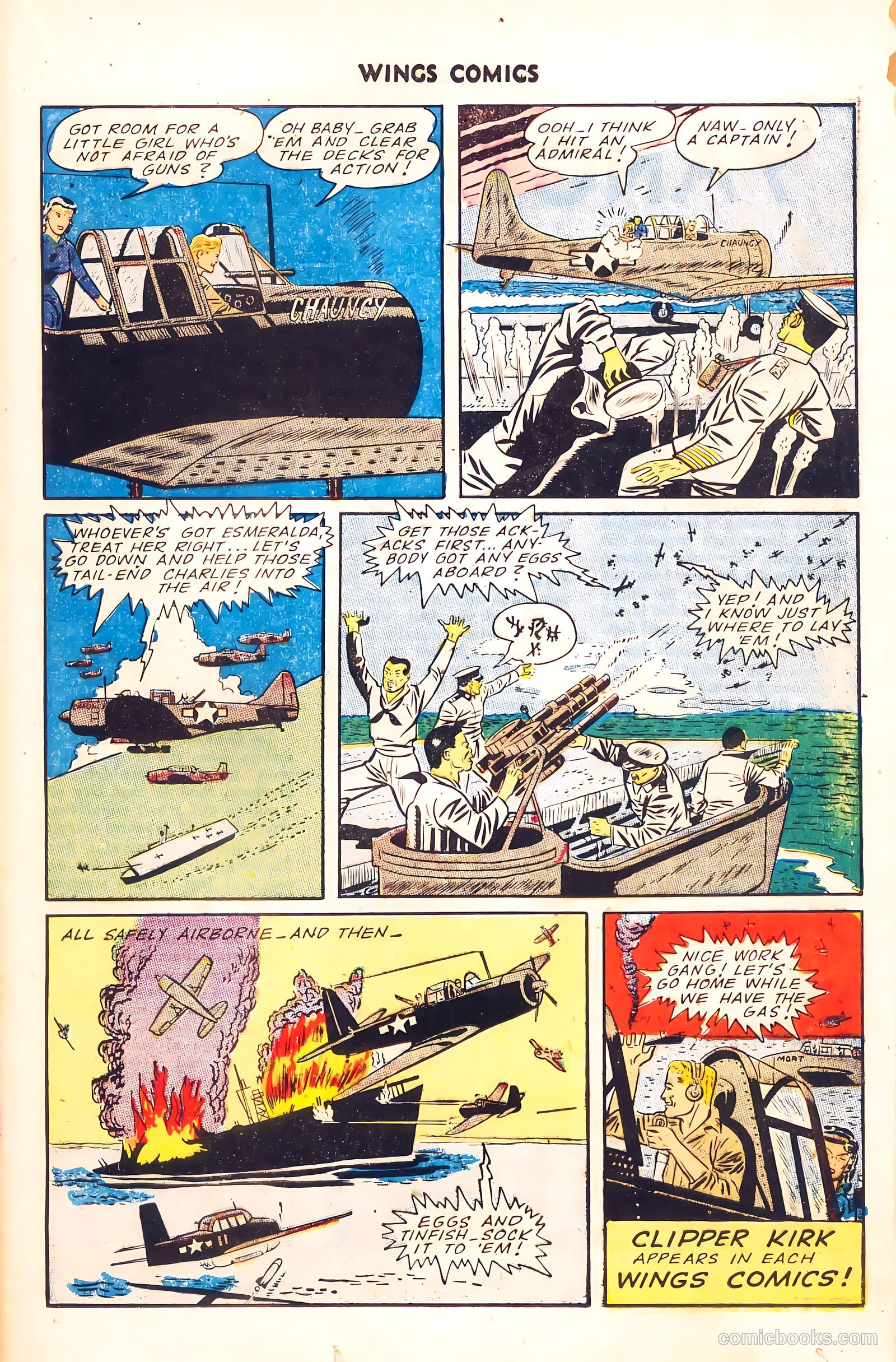 Wings Comics #56 — page 35 of 54