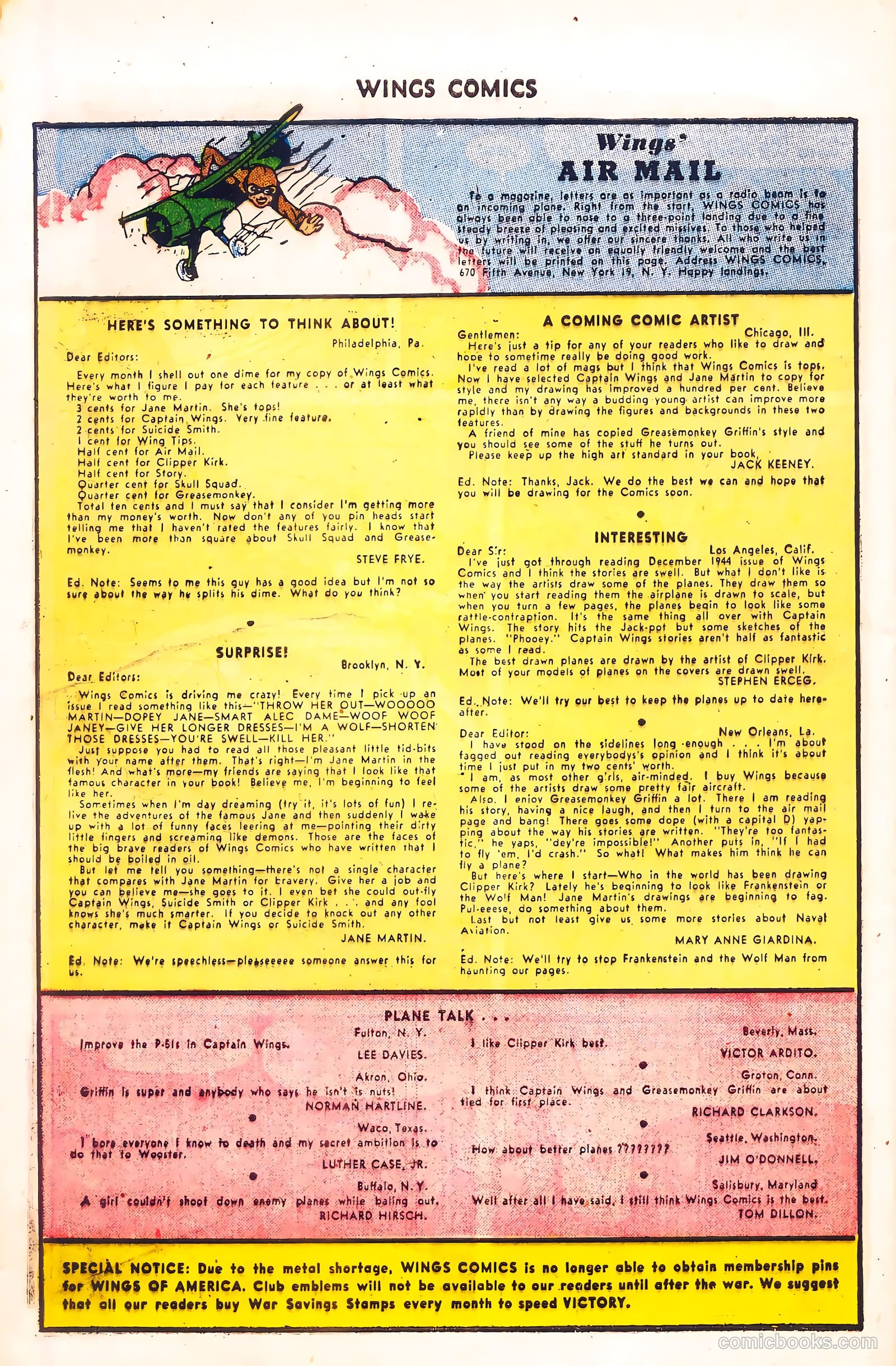 Wings Comics #56 — page 44 of 54