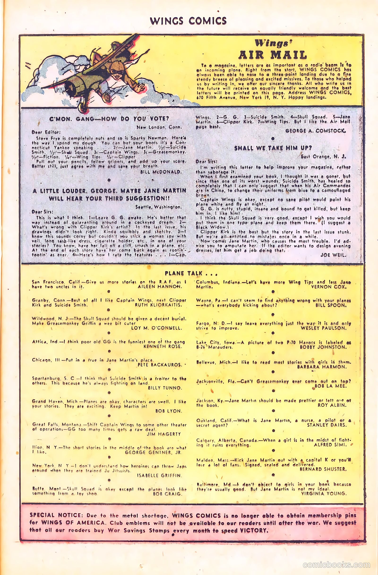 Wings Comics #58 — page 35 of 52
