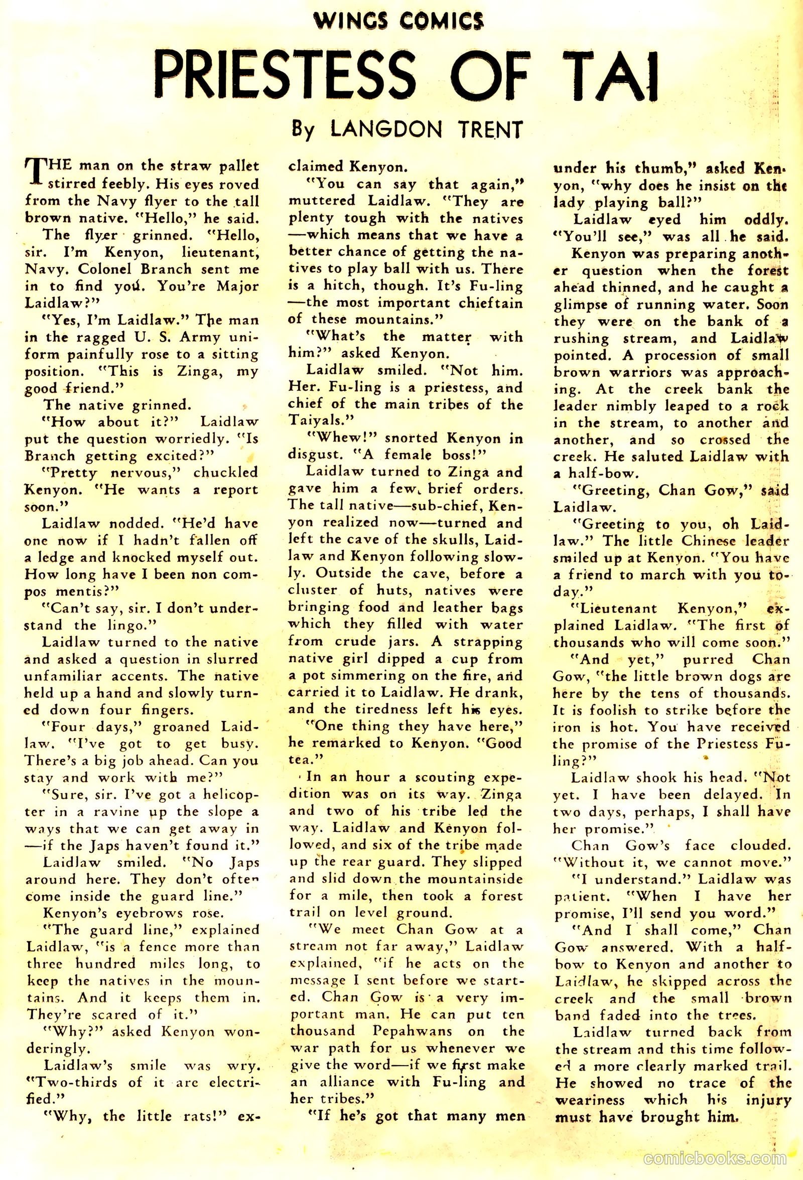 Wings Comics #59 — page 35 of 52