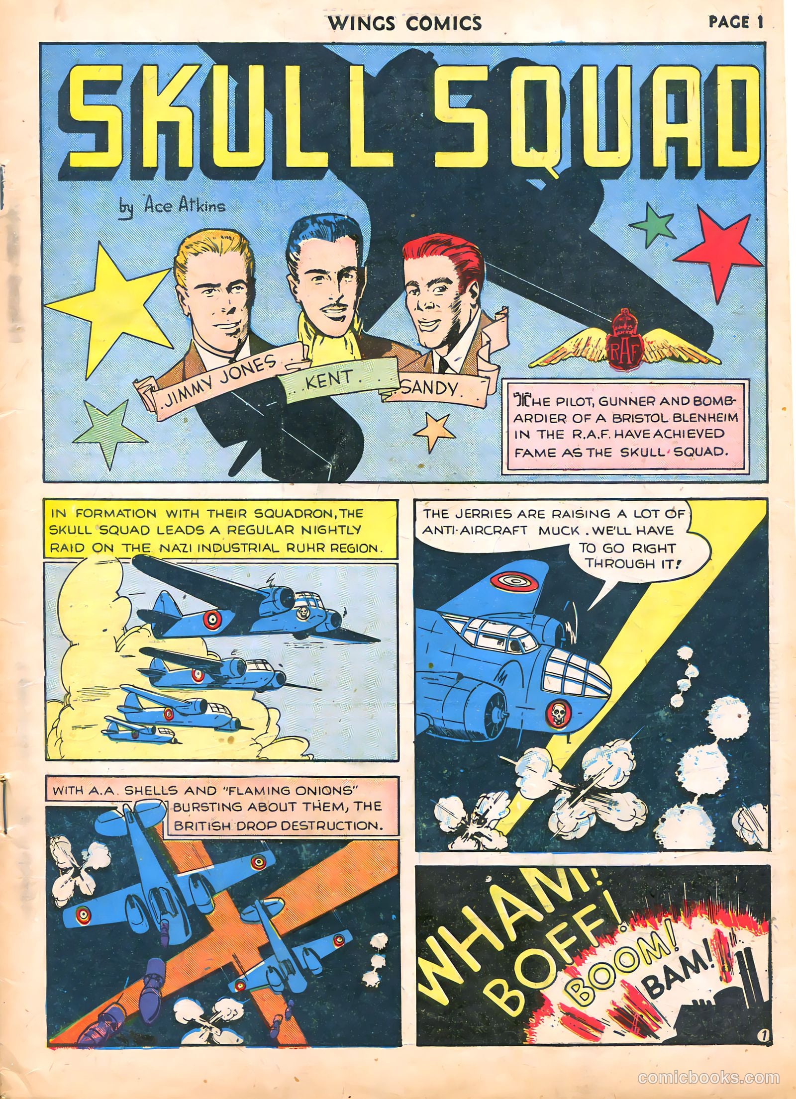 Wings Comics #6 — page 3 of 68