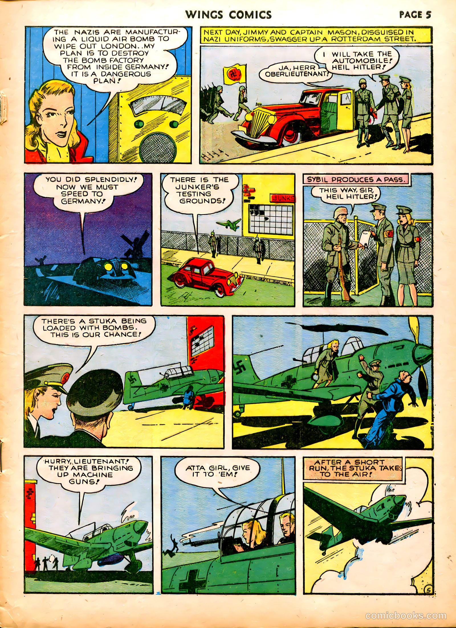 Wings Comics #6 — page 7 of 68