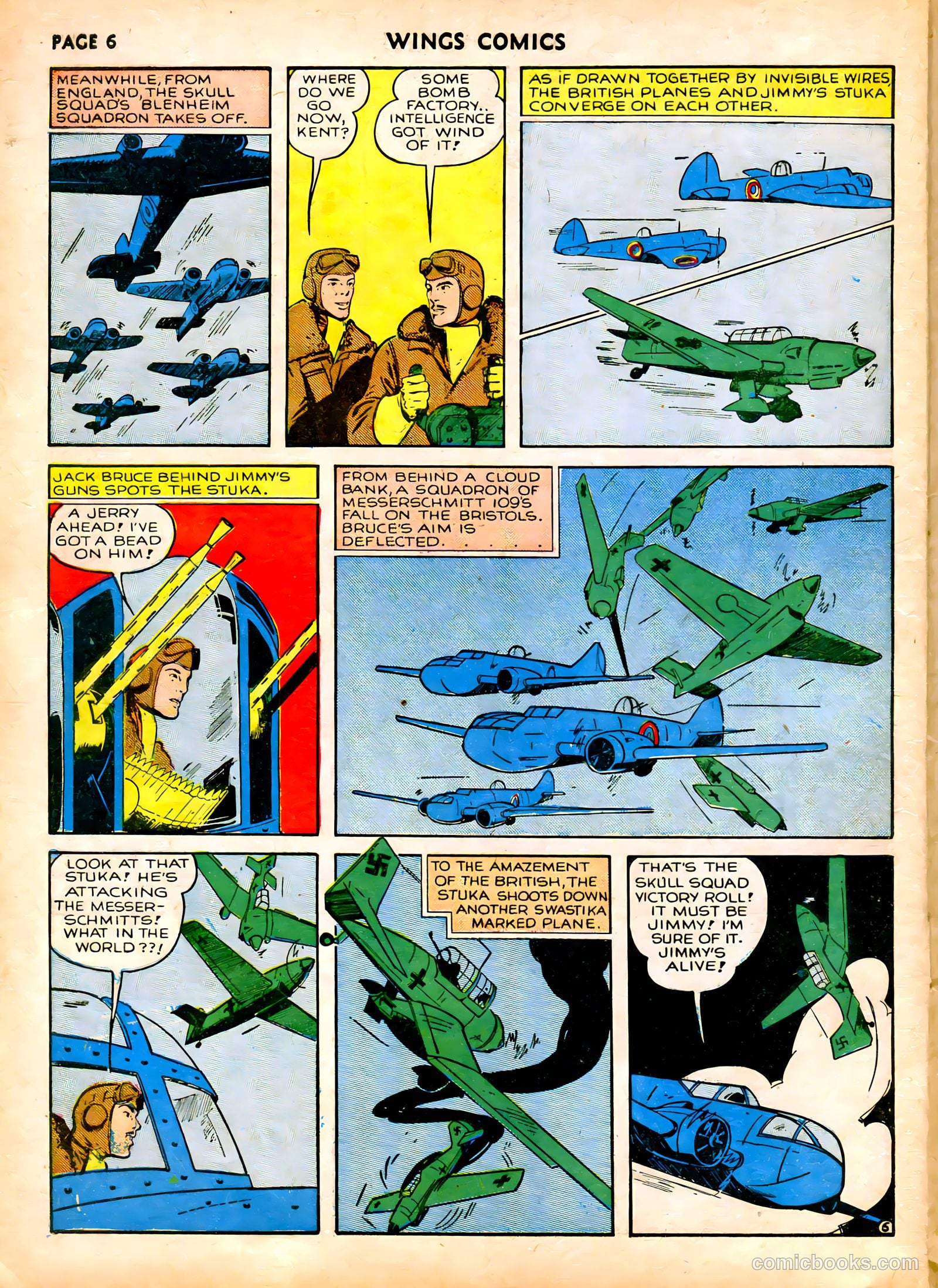 Wings Comics #6 — page 8 of 68