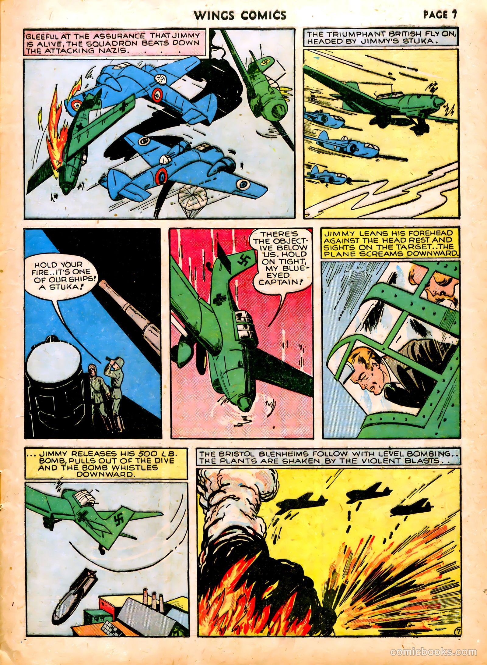 Wings Comics #6 — page 9 of 68