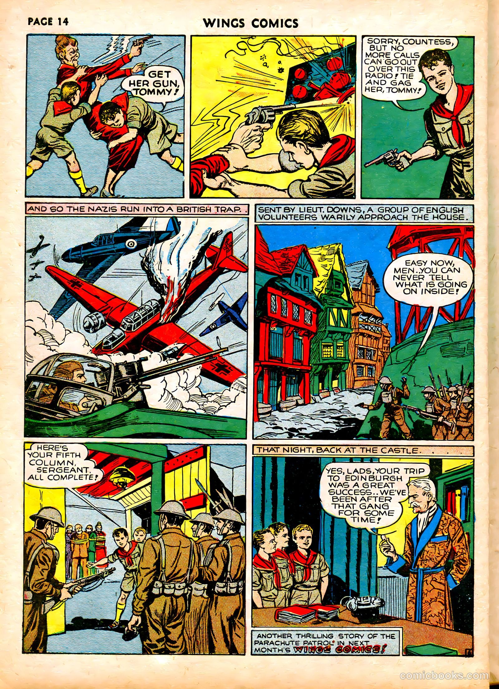 Wings Comics #6 — page 16 of 68