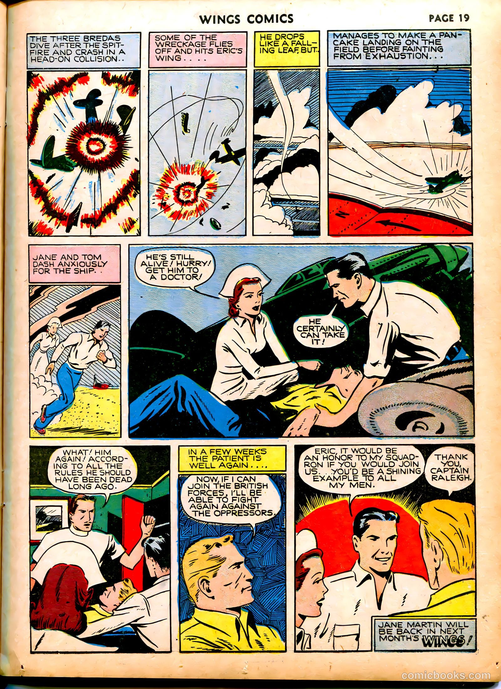 Wings Comics #6 — page 21 of 68