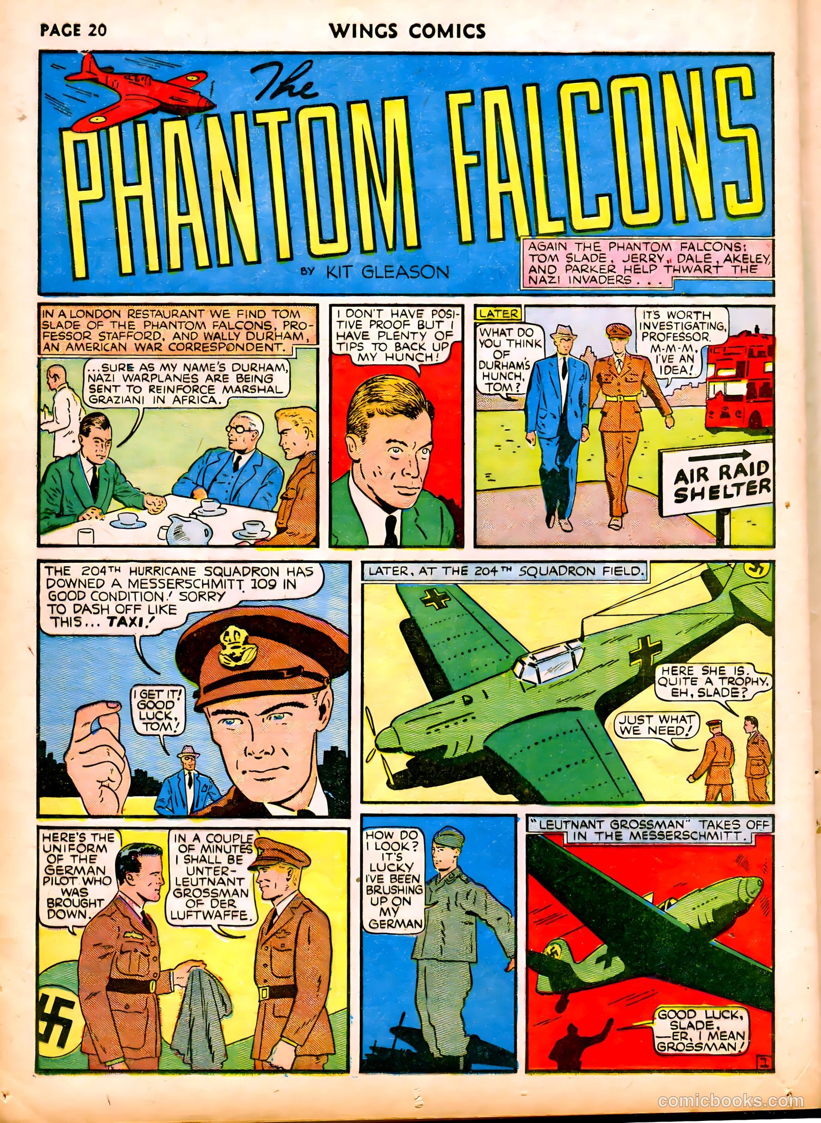 Wings Comics #6 — page 22 of 68
