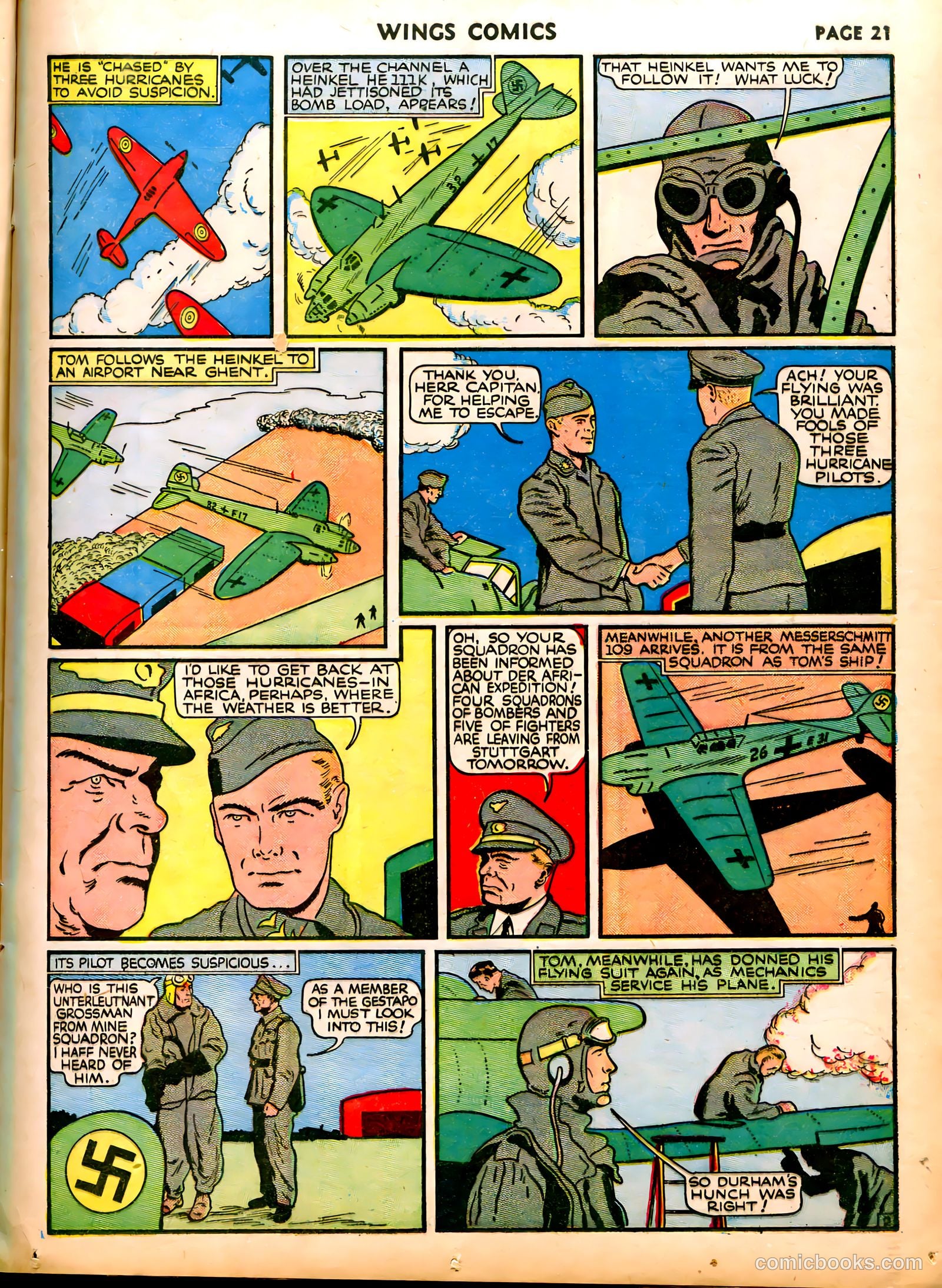 Wings Comics #6 — page 23 of 68