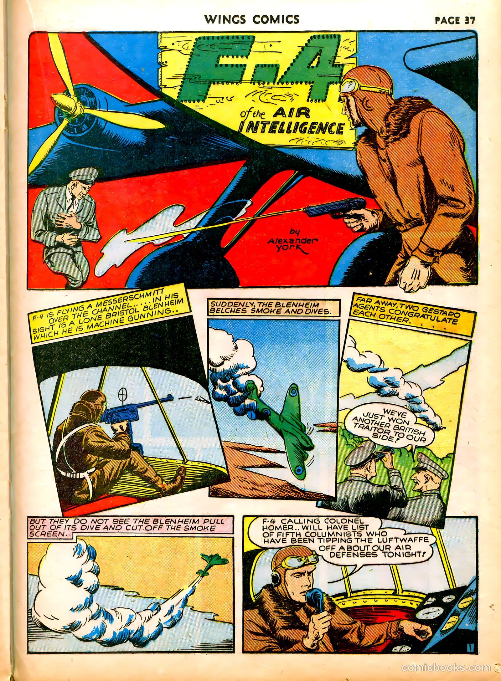 Wings Comics #6 — page 39 of 68