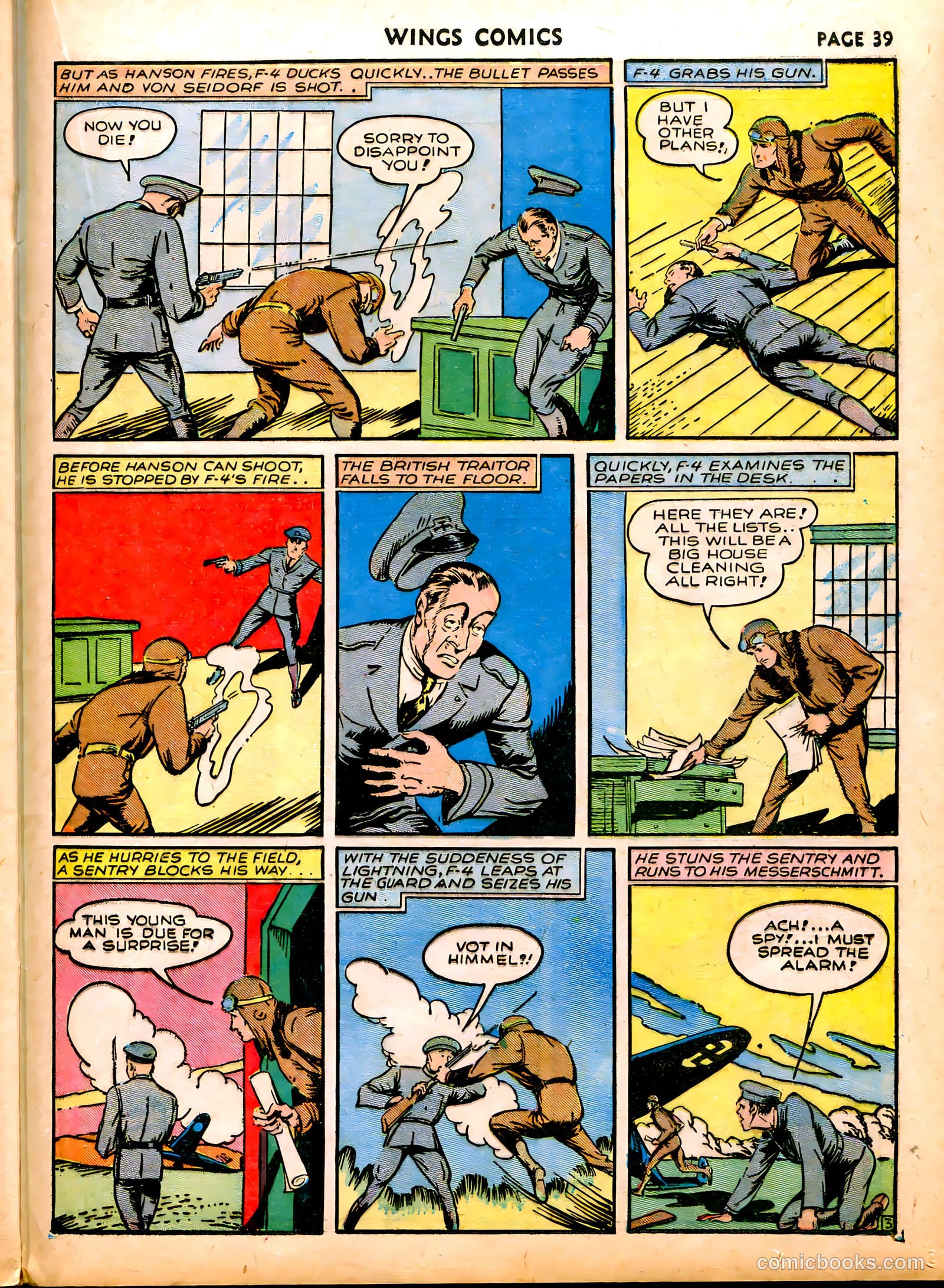 Wings Comics #6 — page 41 of 68