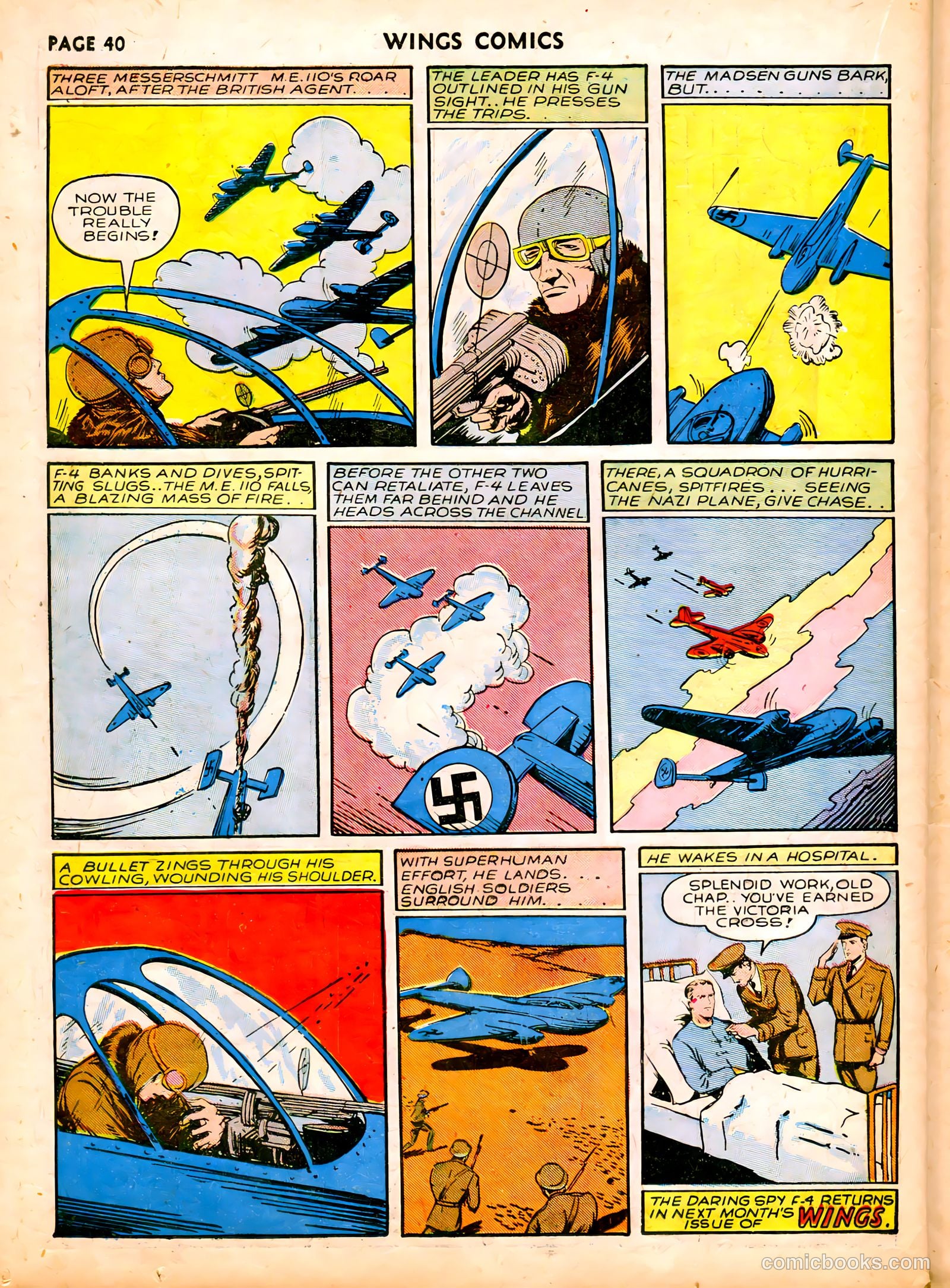 Wings Comics #6 — page 42 of 68