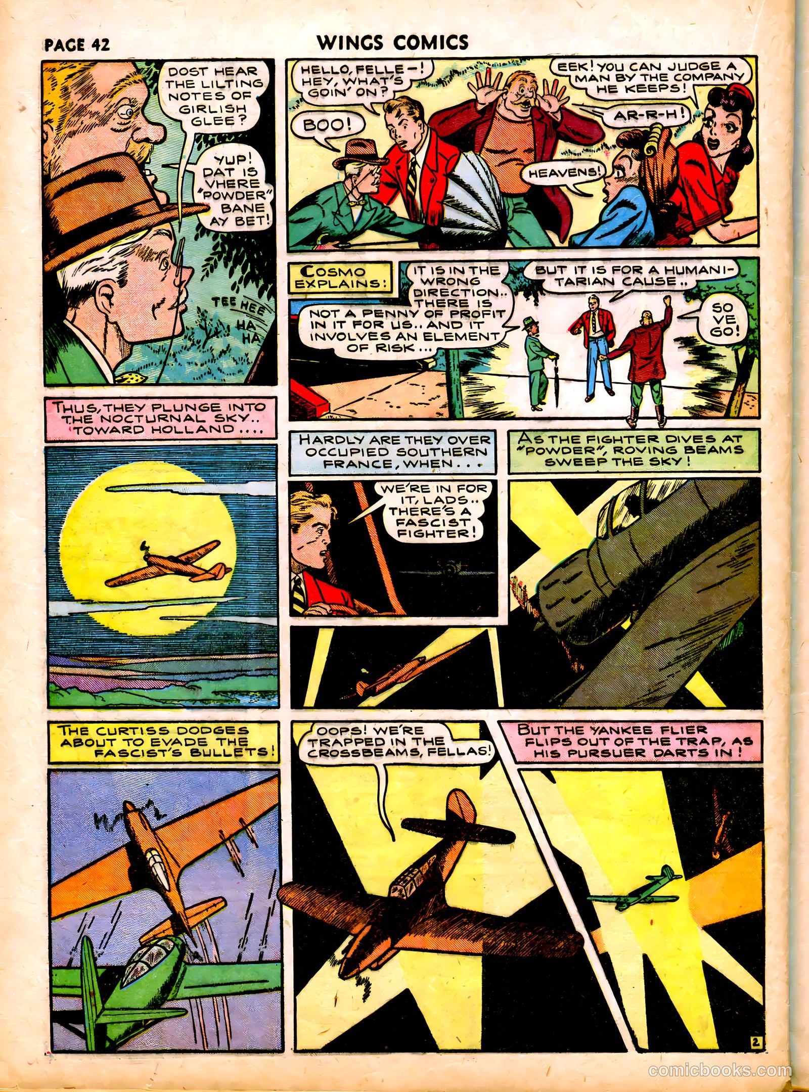 Wings Comics #6 — page 44 of 68