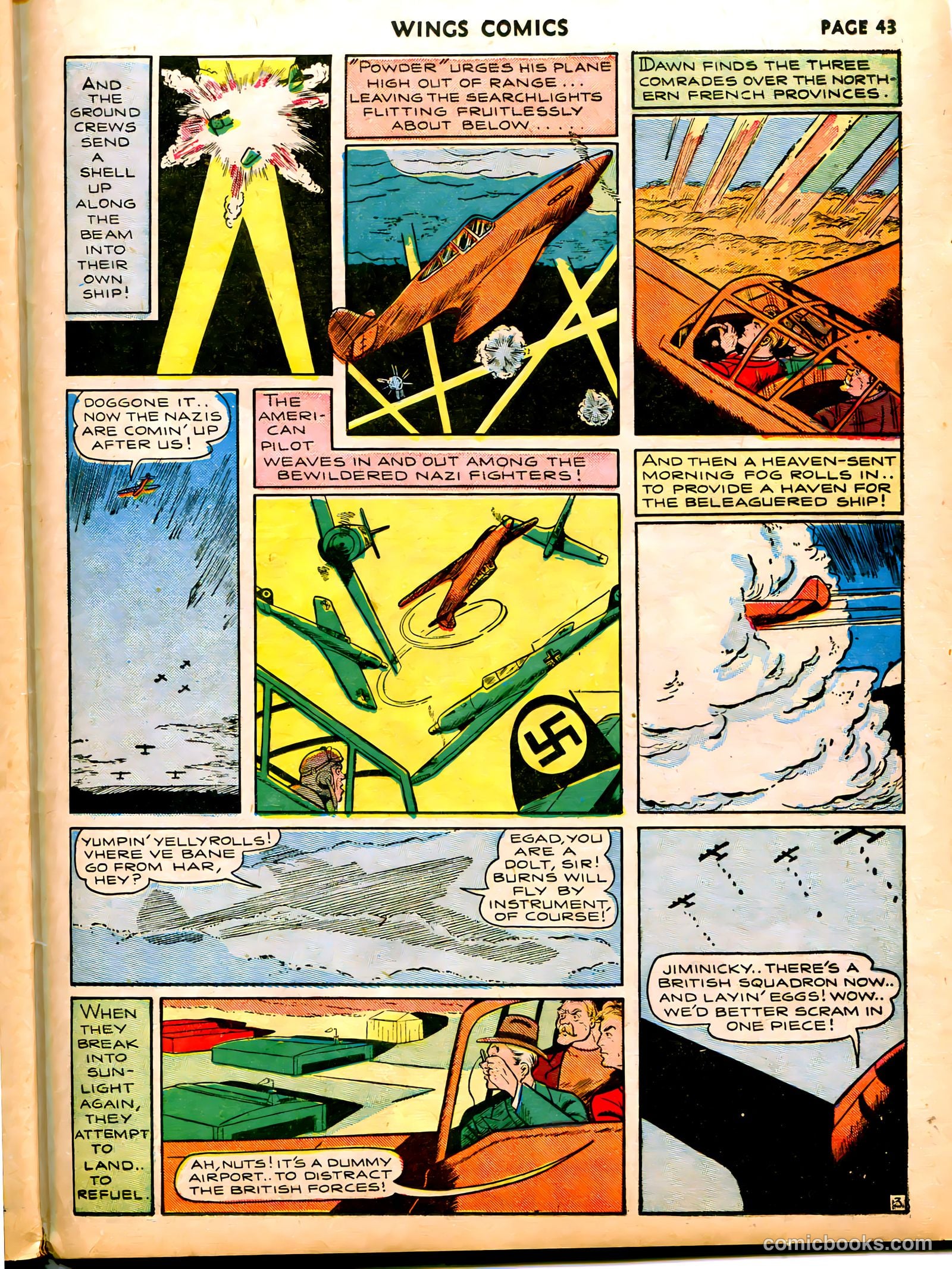 Wings Comics #6 — page 45 of 68