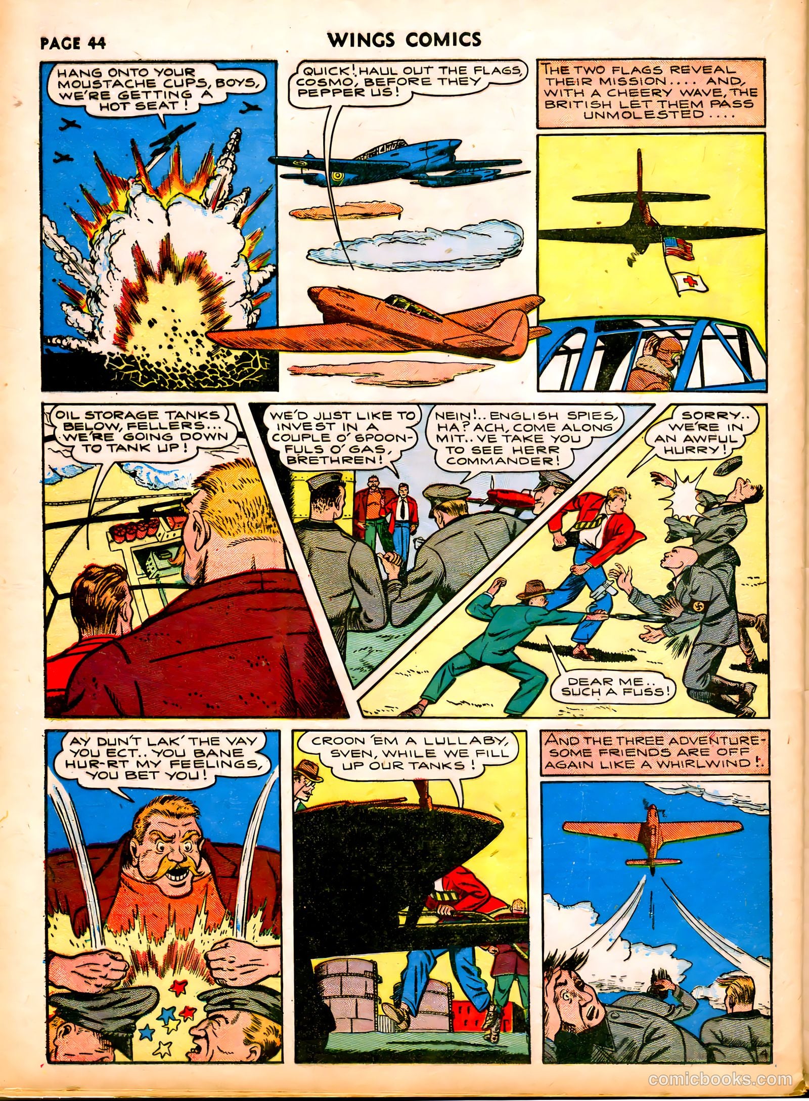 Wings Comics #6 — page 46 of 68