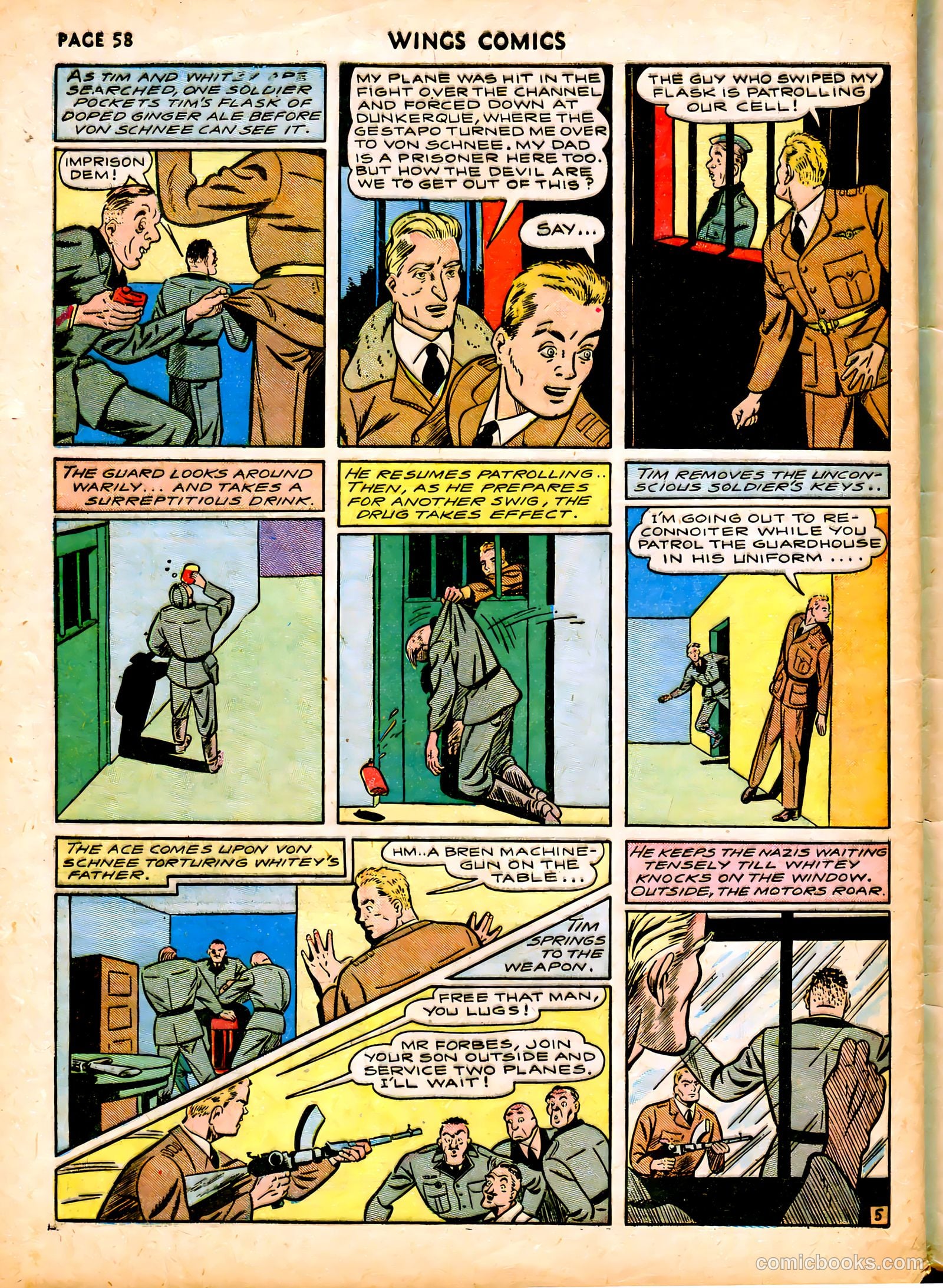 Wings Comics #6 — page 60 of 68