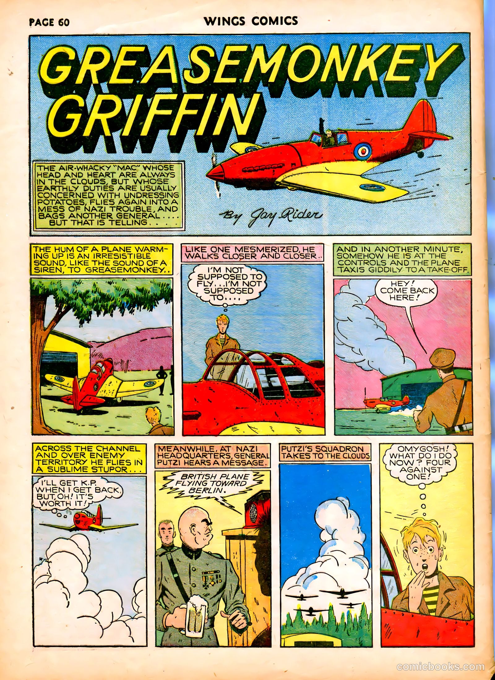 Wings Comics #6 — page 62 of 68