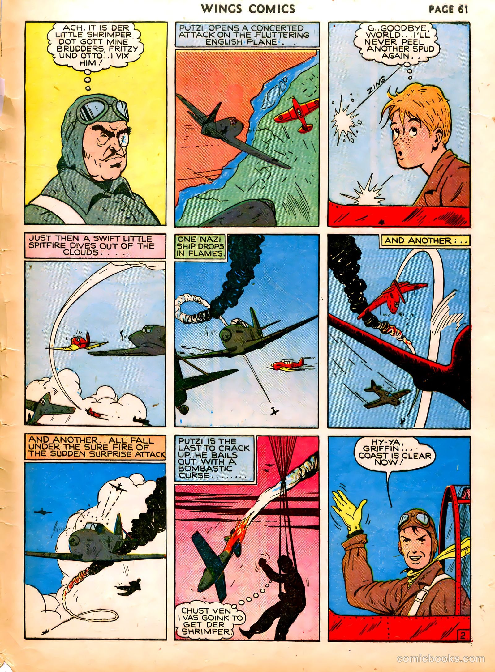 Wings Comics #6 — page 63 of 68