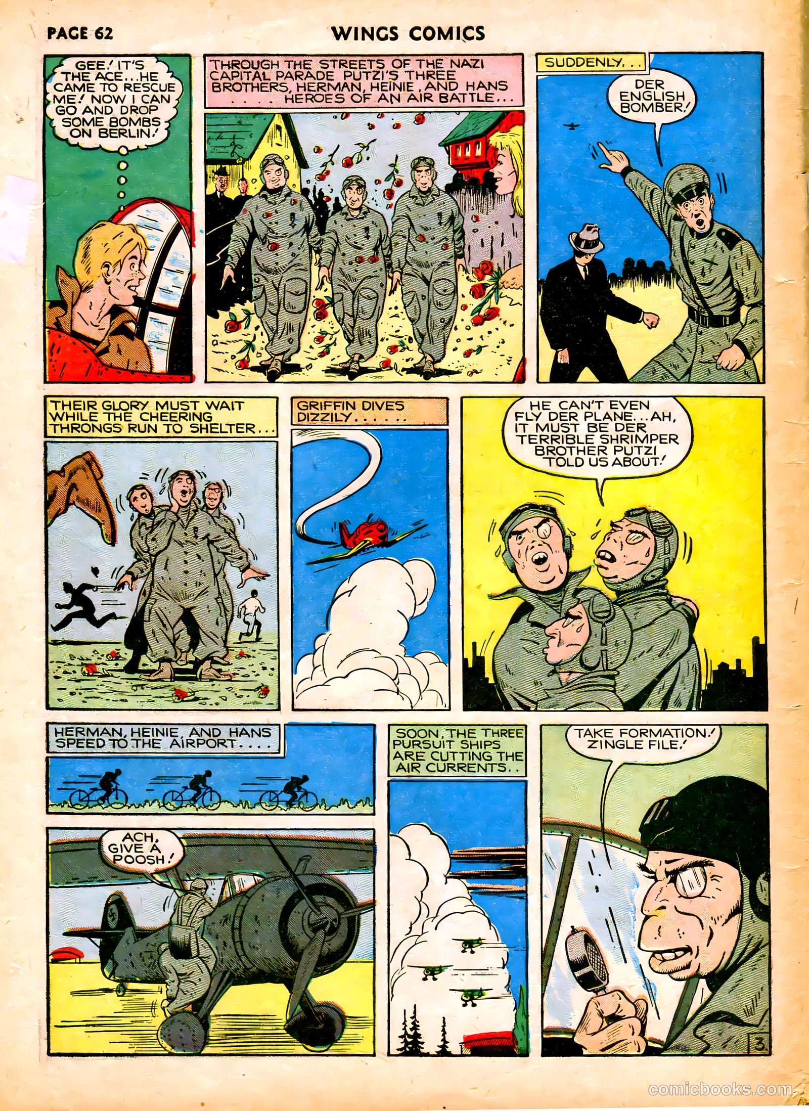 Wings Comics #6 — page 64 of 68