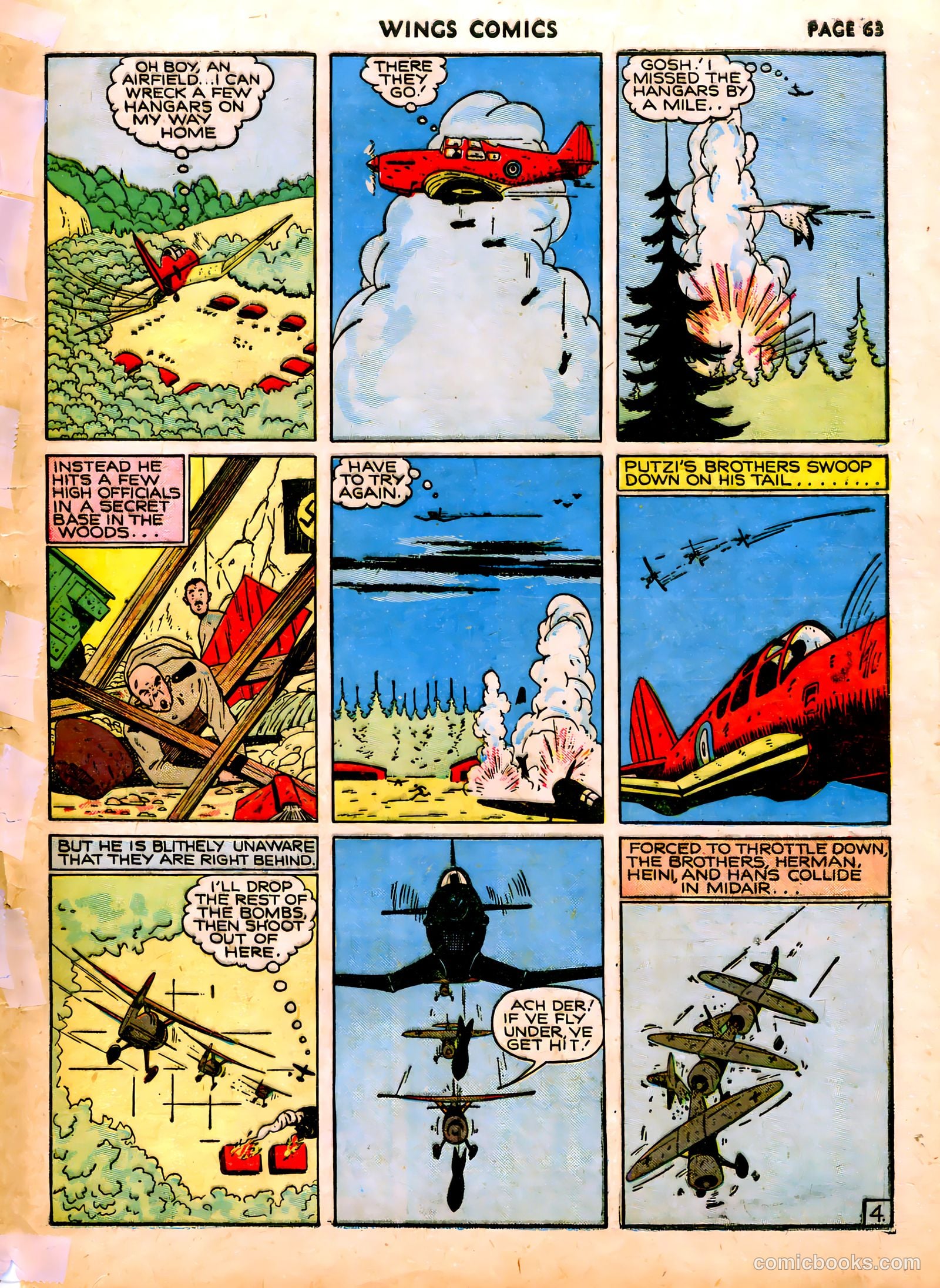 Wings Comics #6 — page 65 of 68