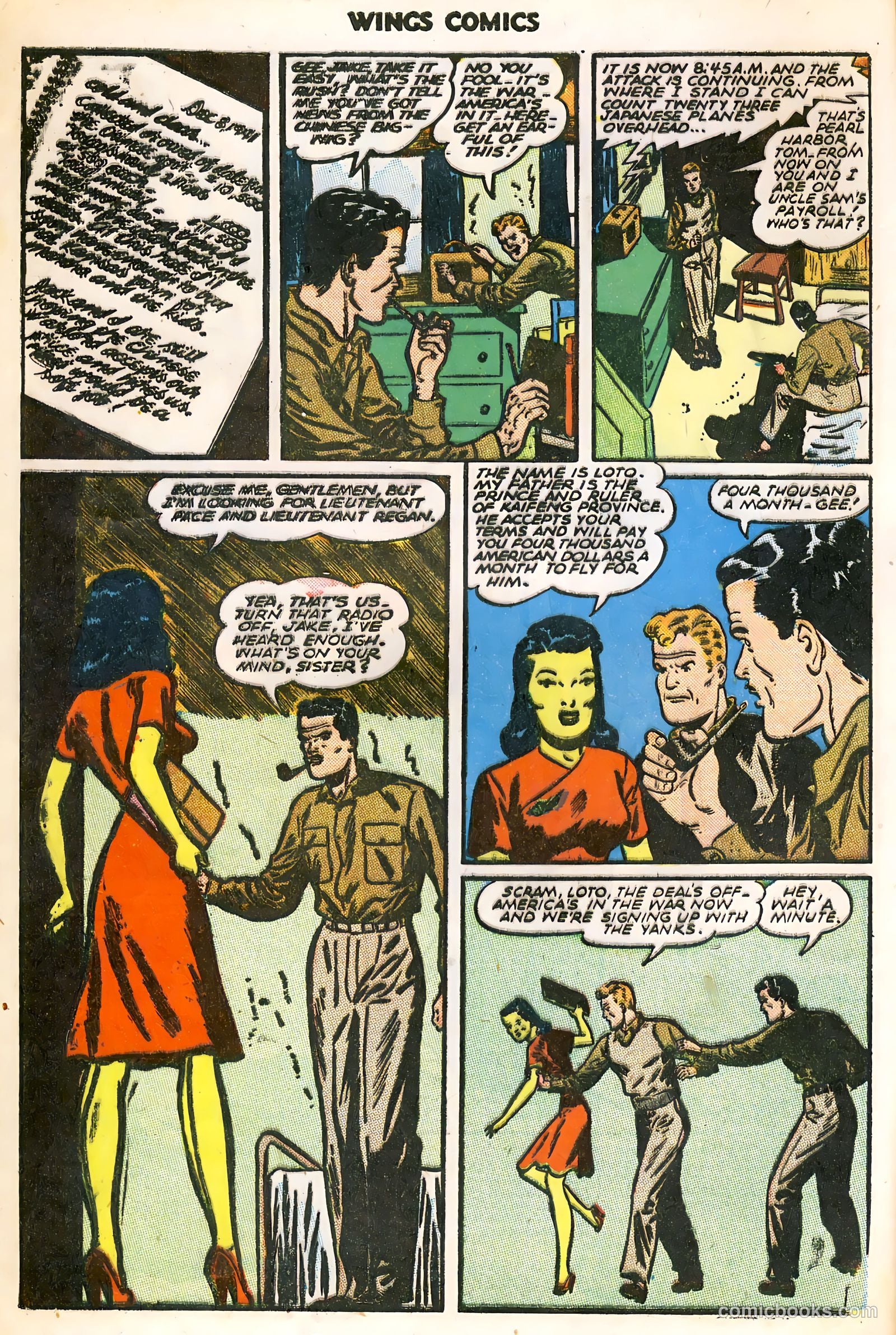 Wings Comics #60 — page 4 of 36