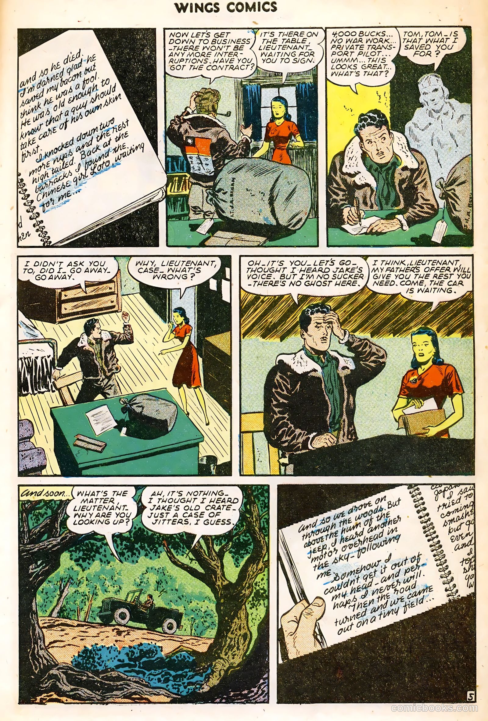 Wings Comics #60 — page 7 of 36