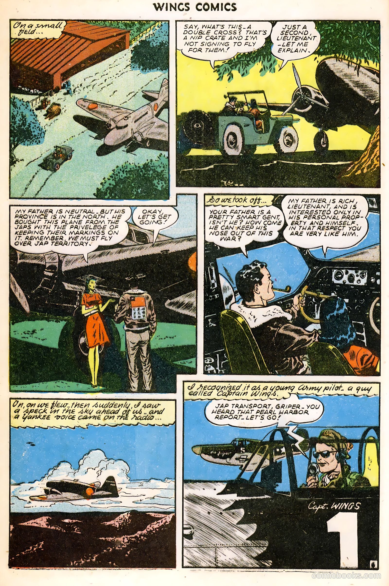 Wings Comics #60 — page 8 of 36